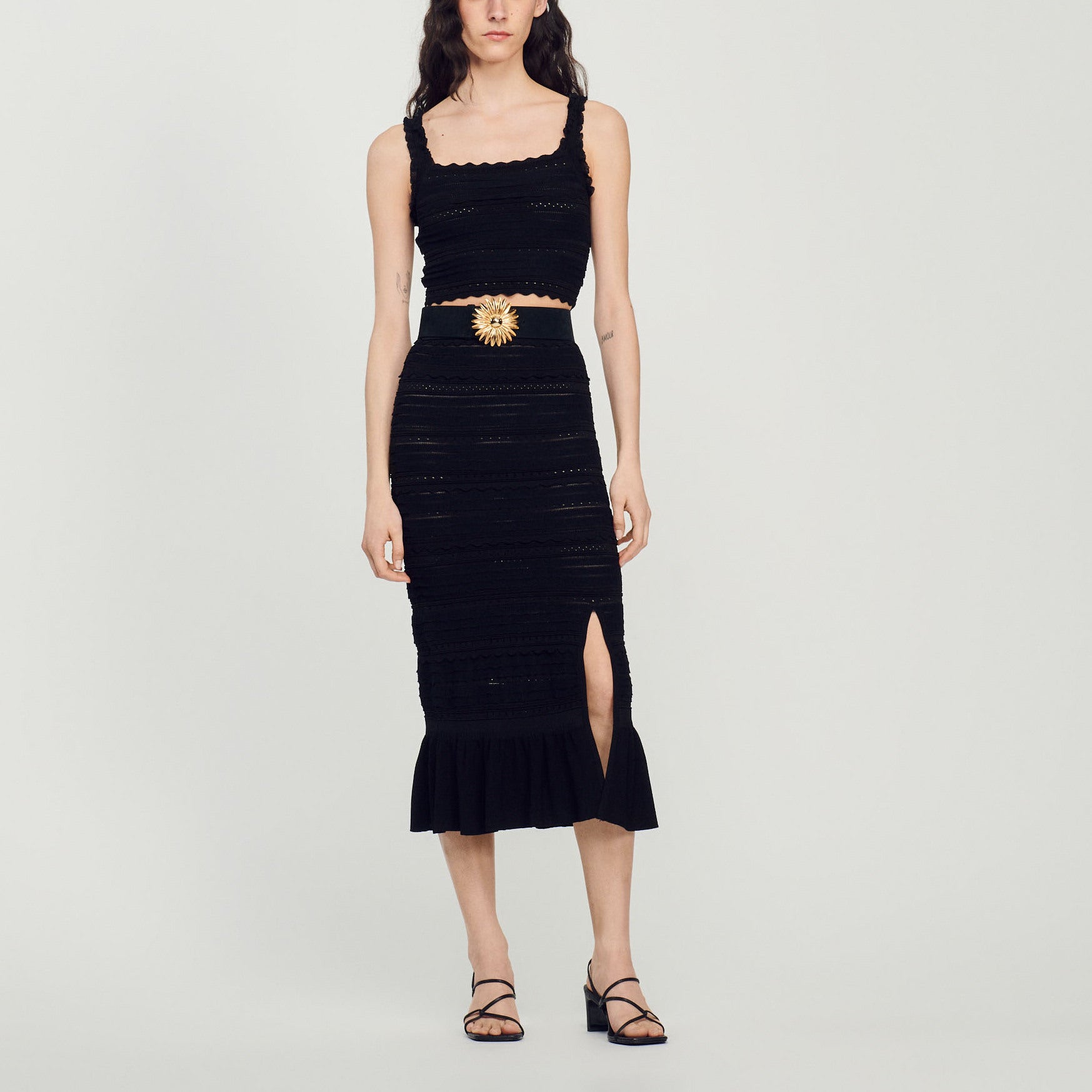 Jupe en Maille Sandro seconde main