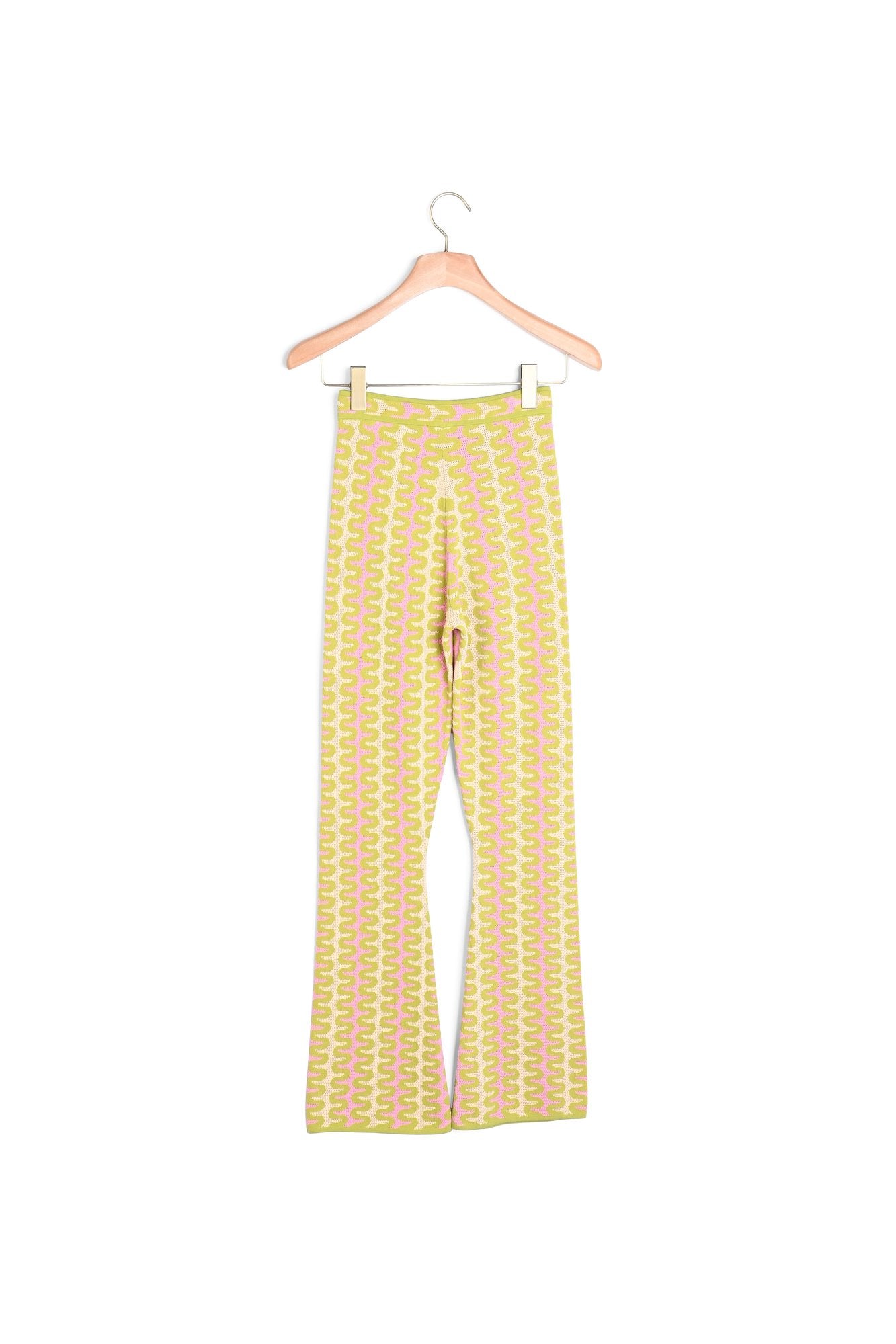 Pantalon en Maille à motifs Sandro seconde main