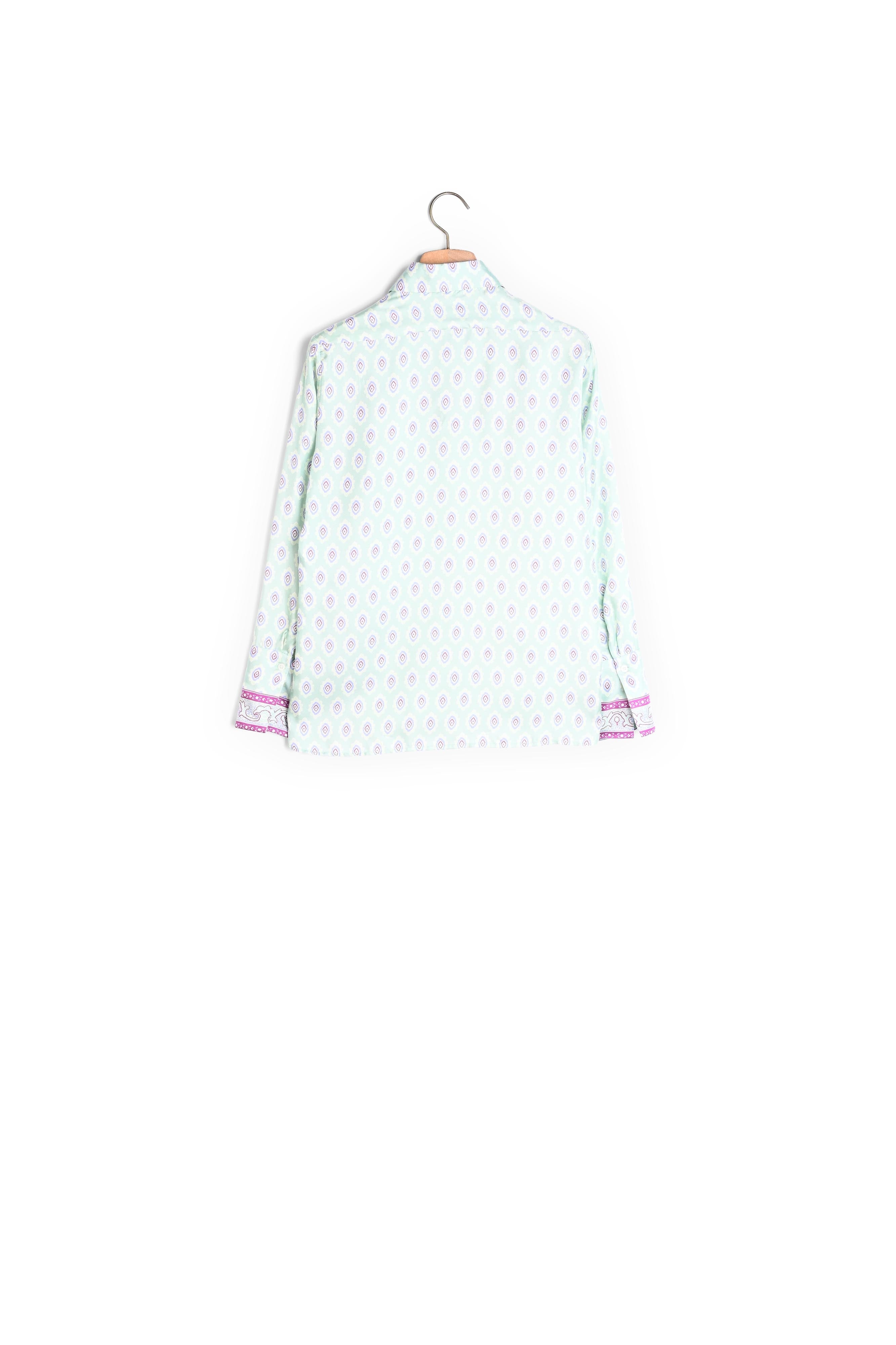 Chemise imprimée en soie Sandro seconde main