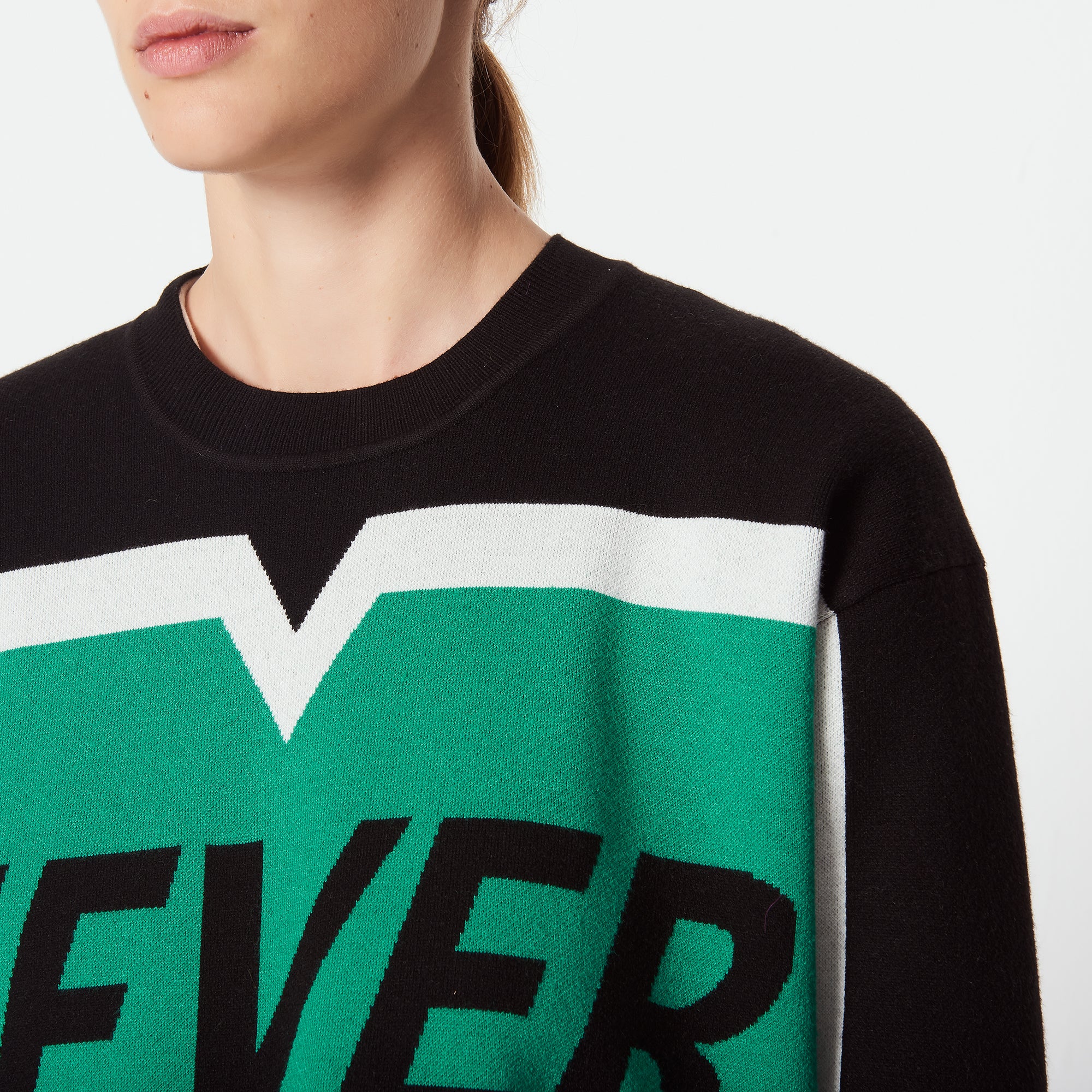 Pull tricolore en Maille jacquard Sandro seconde main