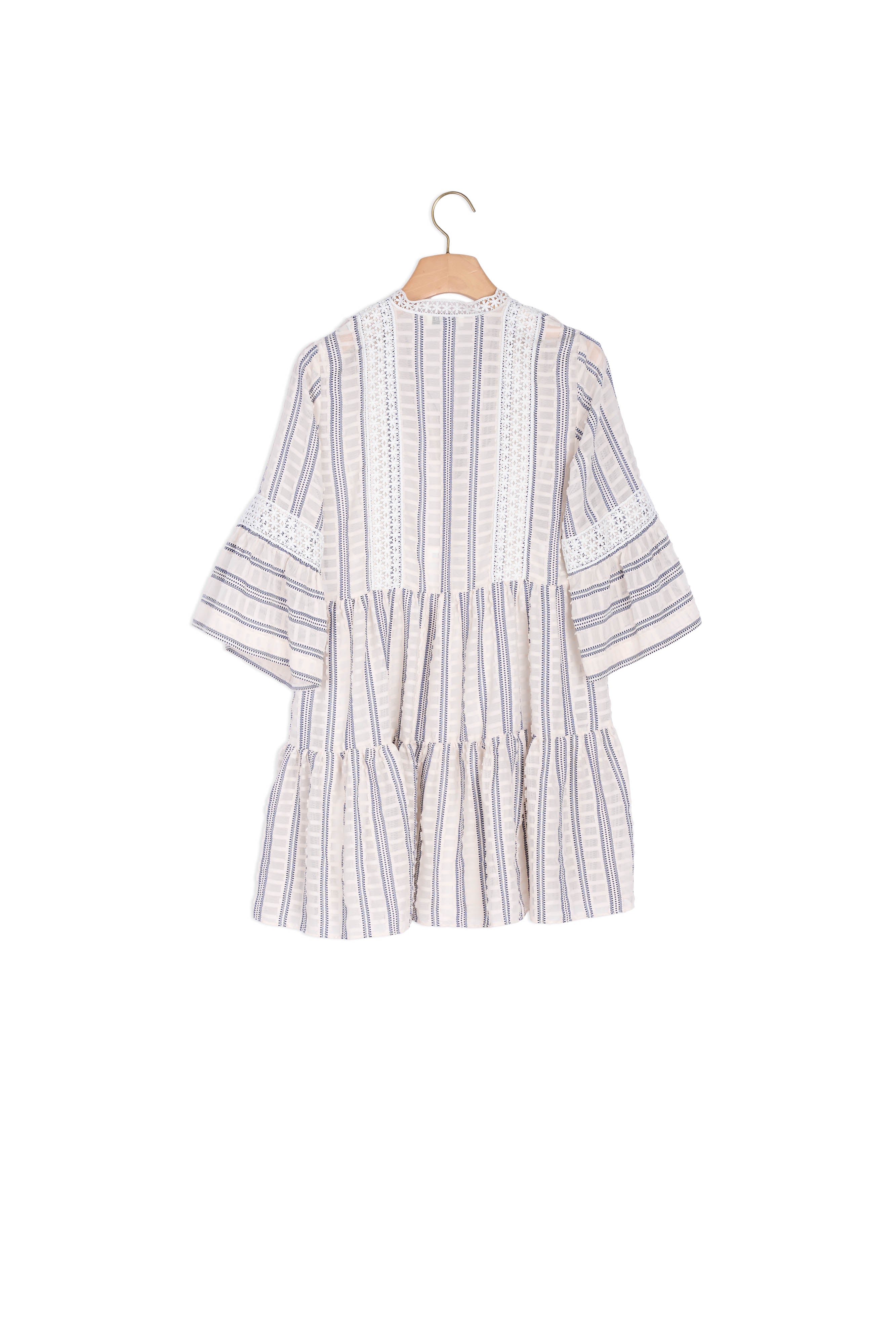 Robe courte évasée à manches courtes Sandro seconde main