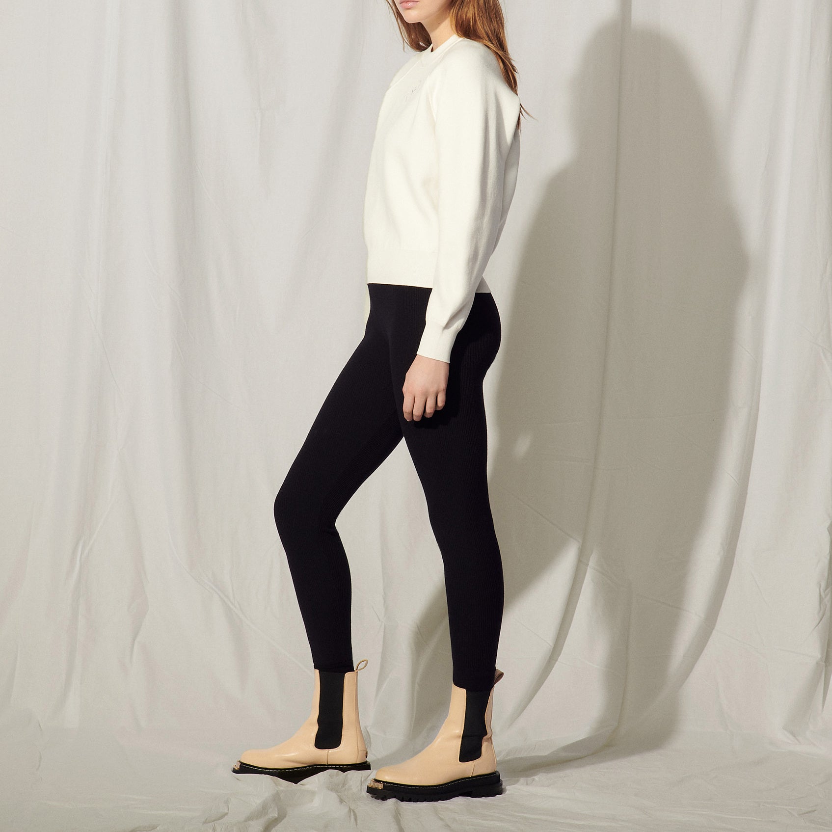 Sweat en Maille avec broderie Sandro seconde main