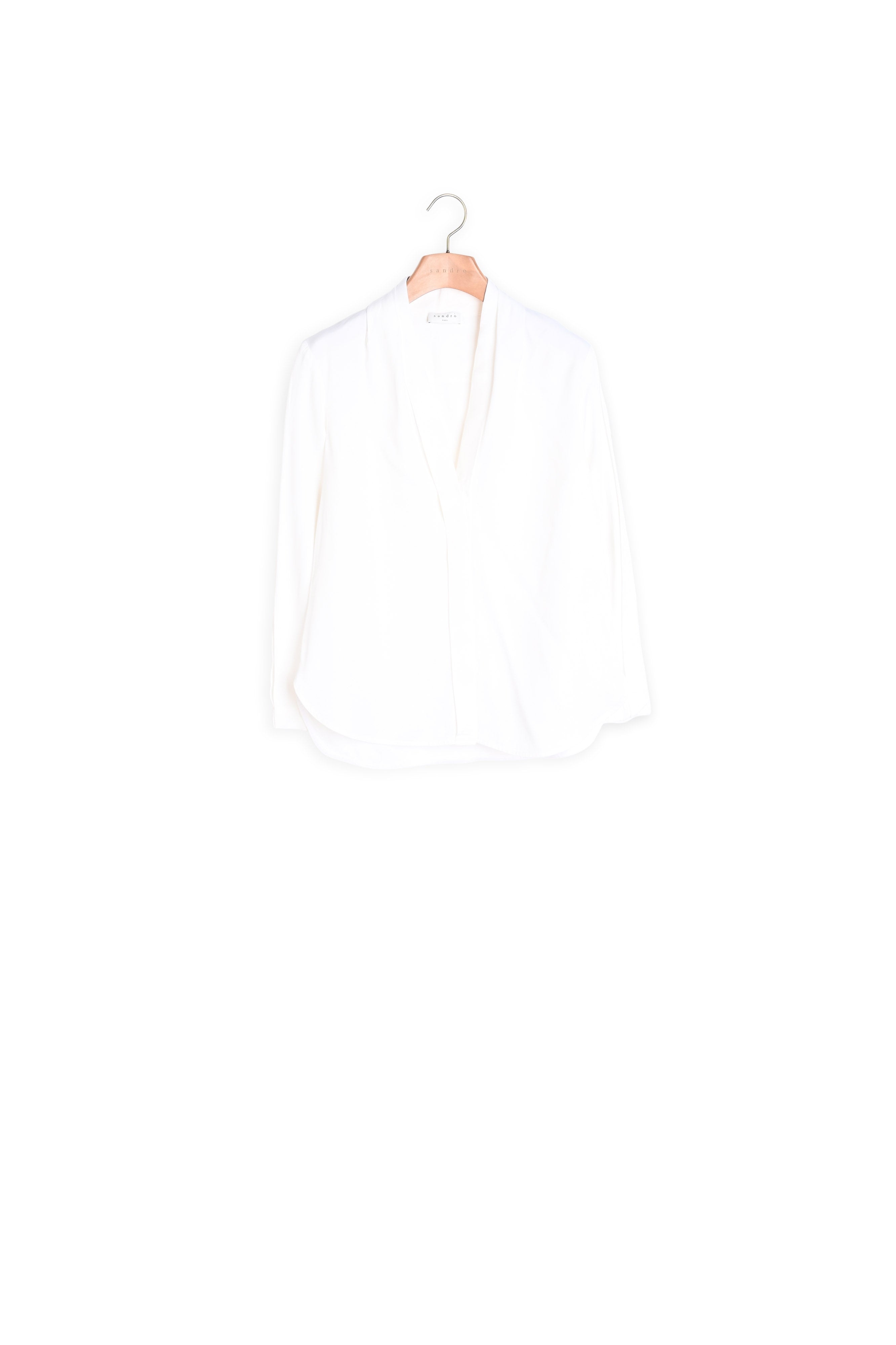 Chemise blanc Sandro seconde main