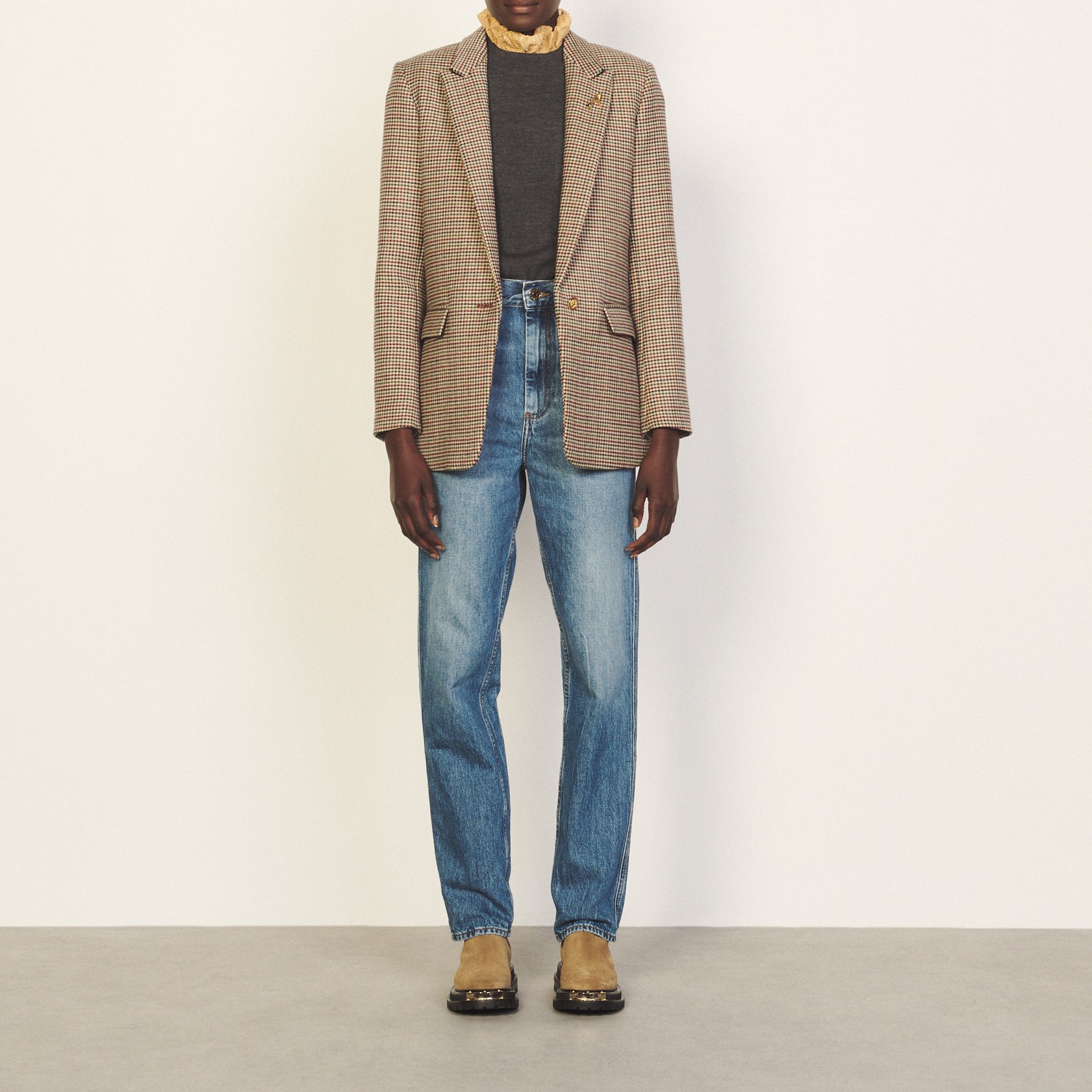 Veste rouge/vert Sandro seconde main