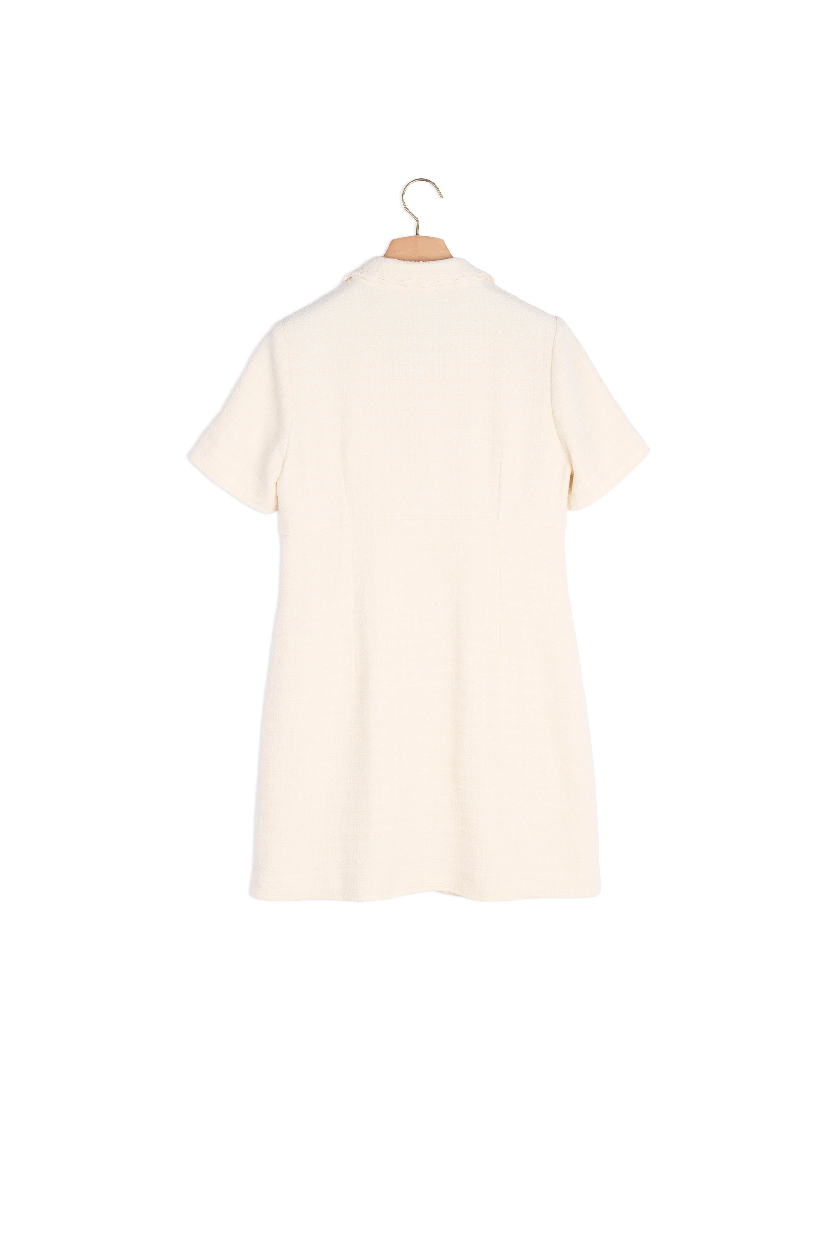 Robe zippée en tweed Sandro seconde main