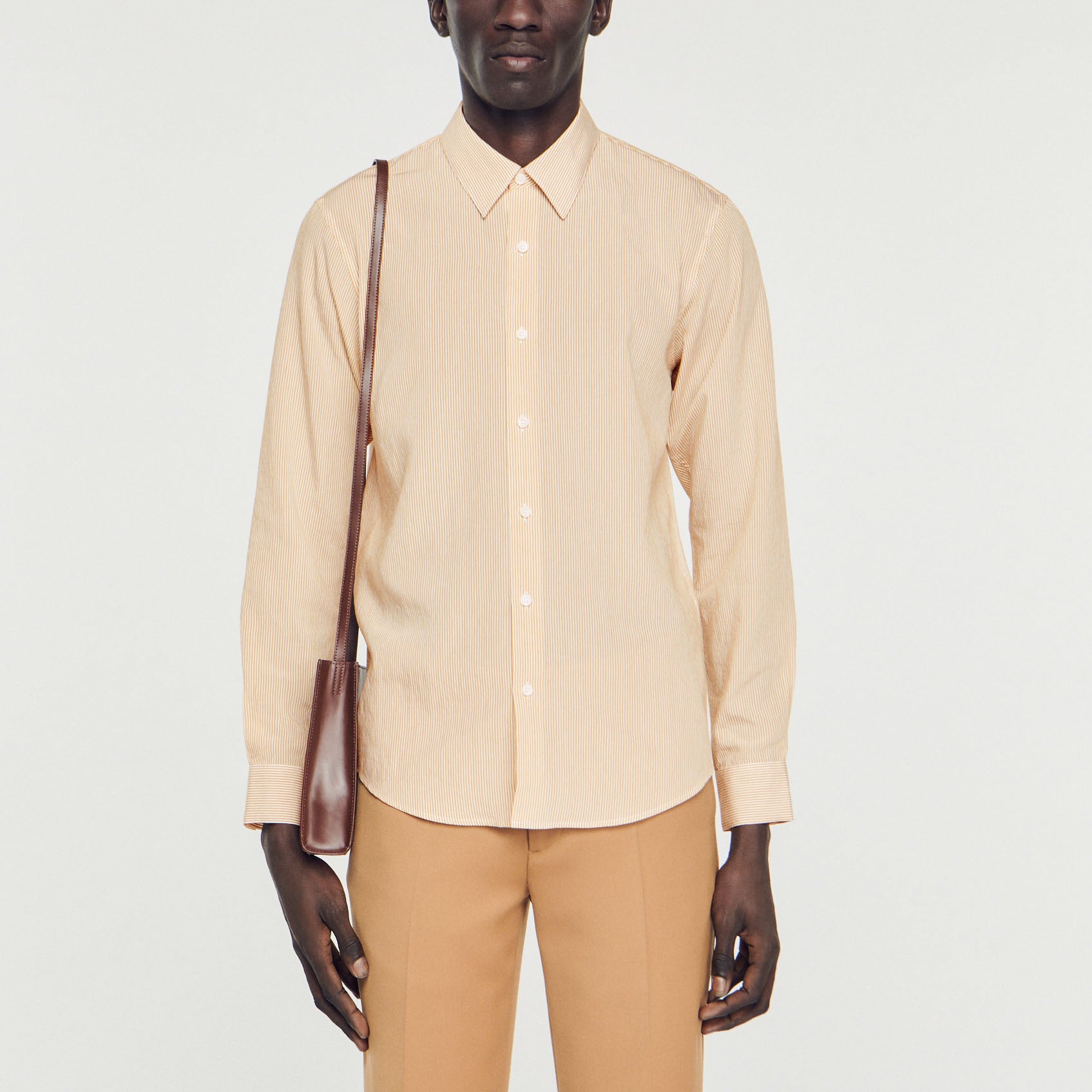 Chemise Rose Clair Sandro seconde main