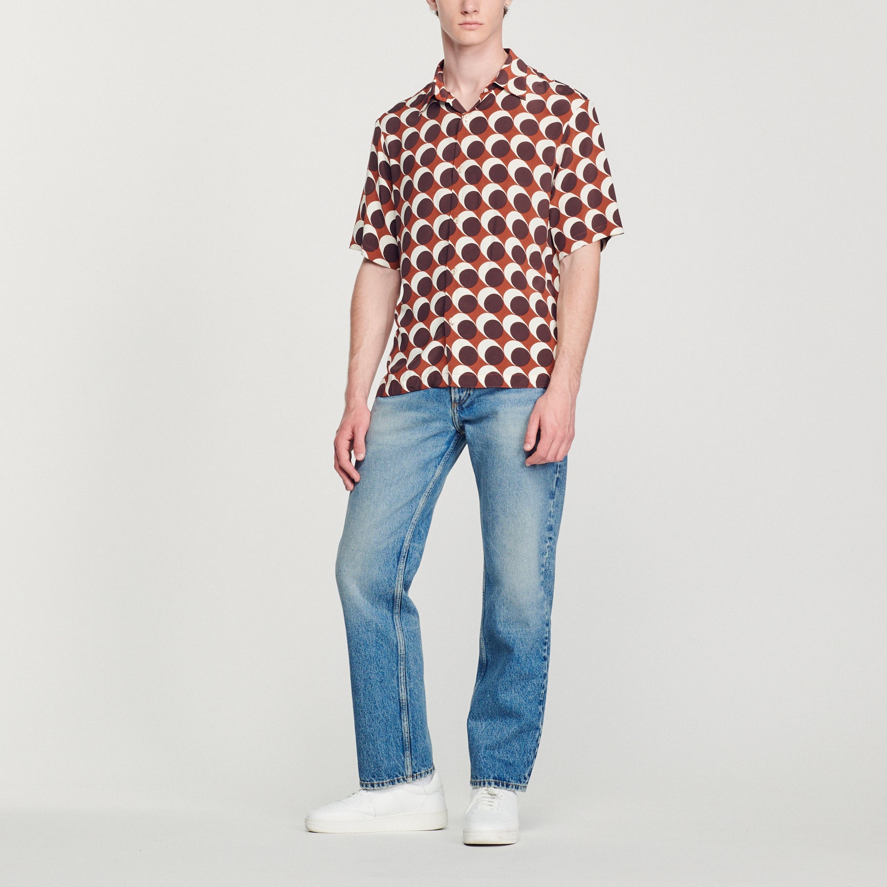 Chemise fluide imprimée Sandro seconde main