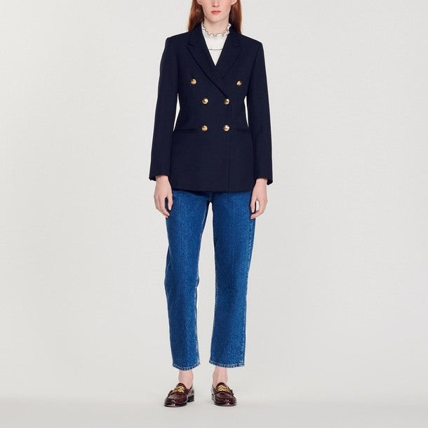 Veste de tailleur double boutonnage Sandro seconde main