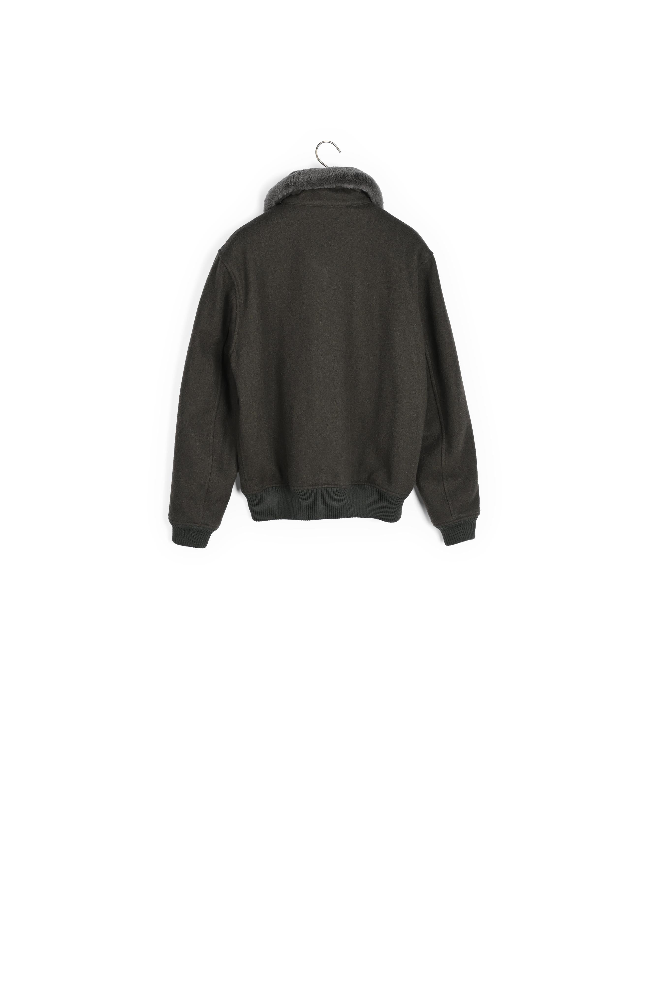 Blouson aviateur col mouton Sandro seconde main