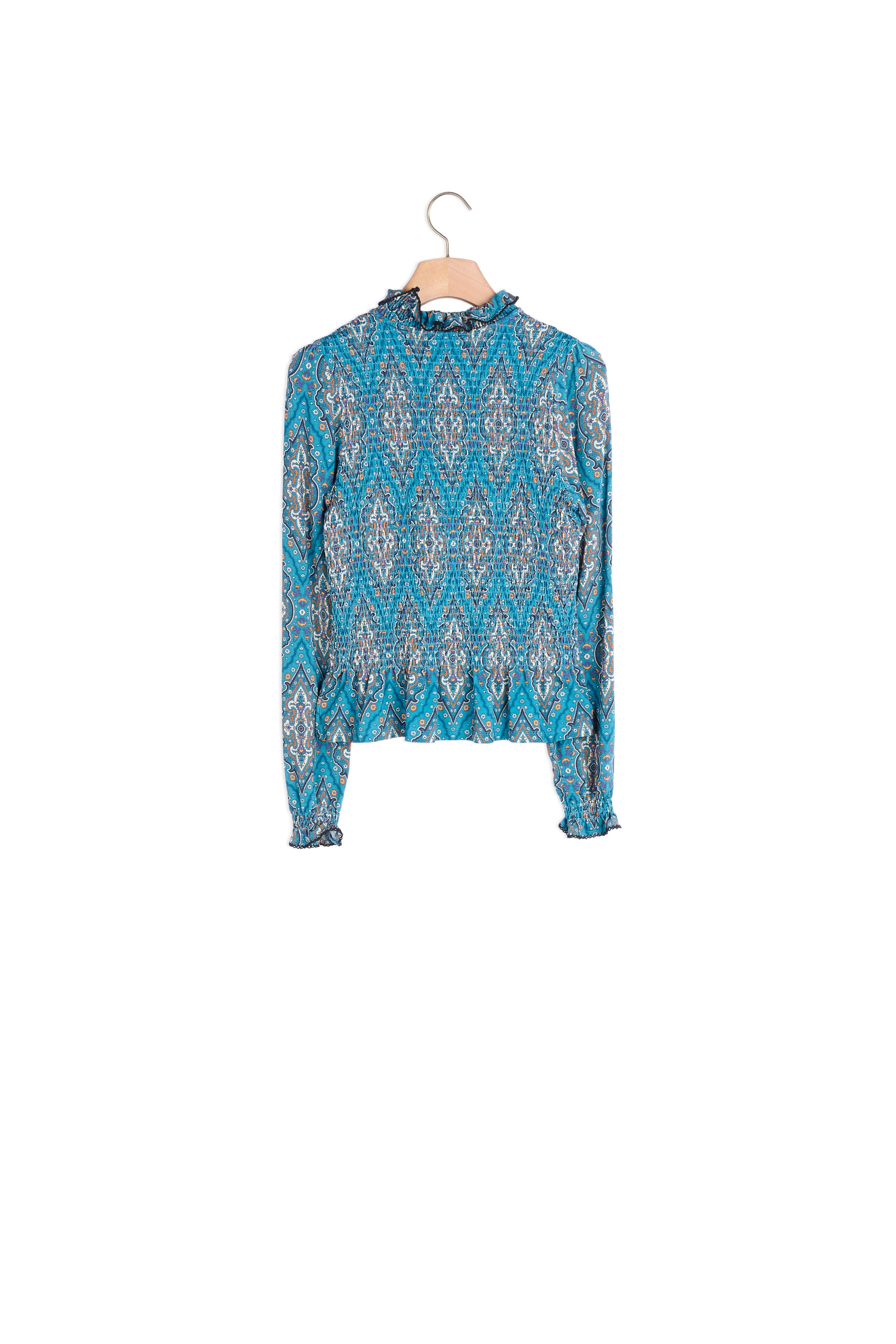 T-shirt imprimé smocké Sandro seconde main