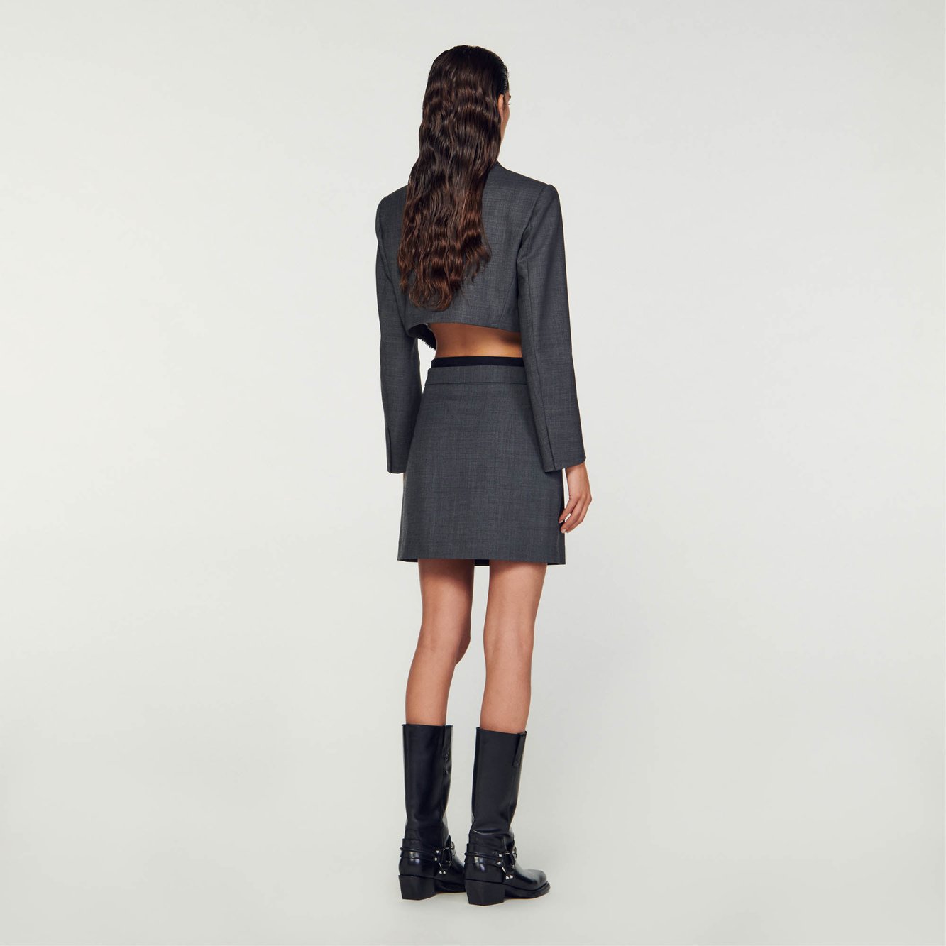 Mini Jupe élastiquée Sandro seconde main