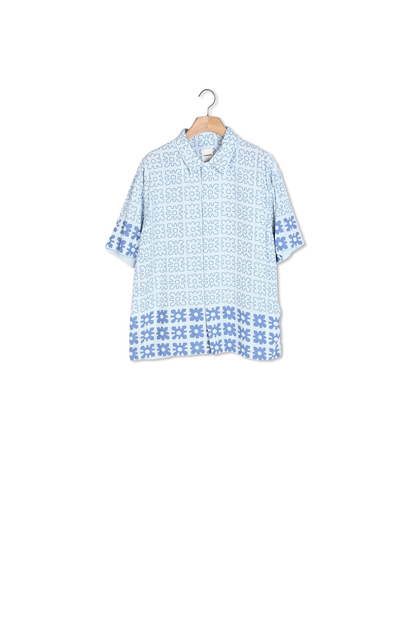 Chemise à imprimé fleuri Sandro seconde main