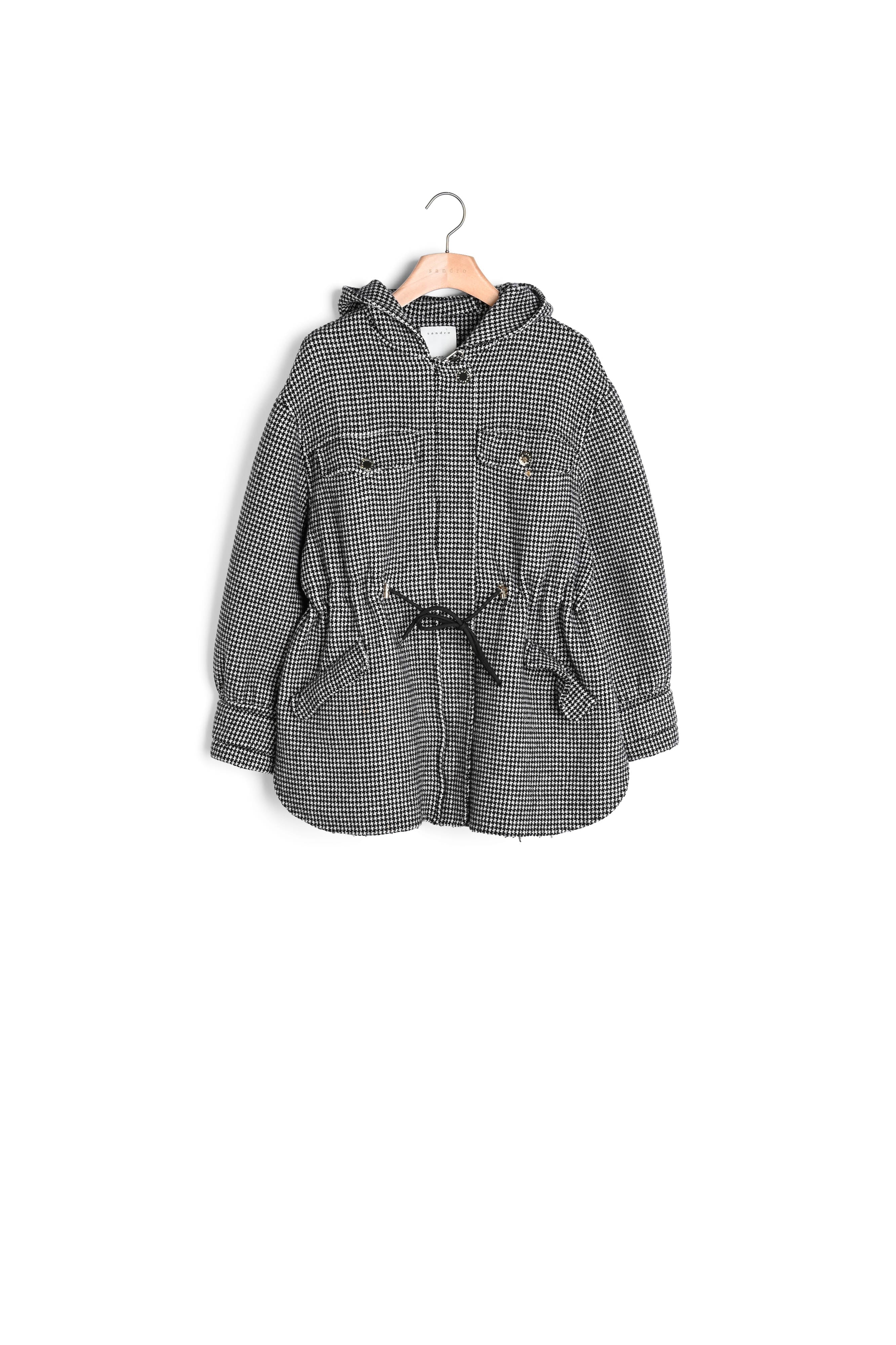 Outerwear Ecru / Noir Sandro seconde main
