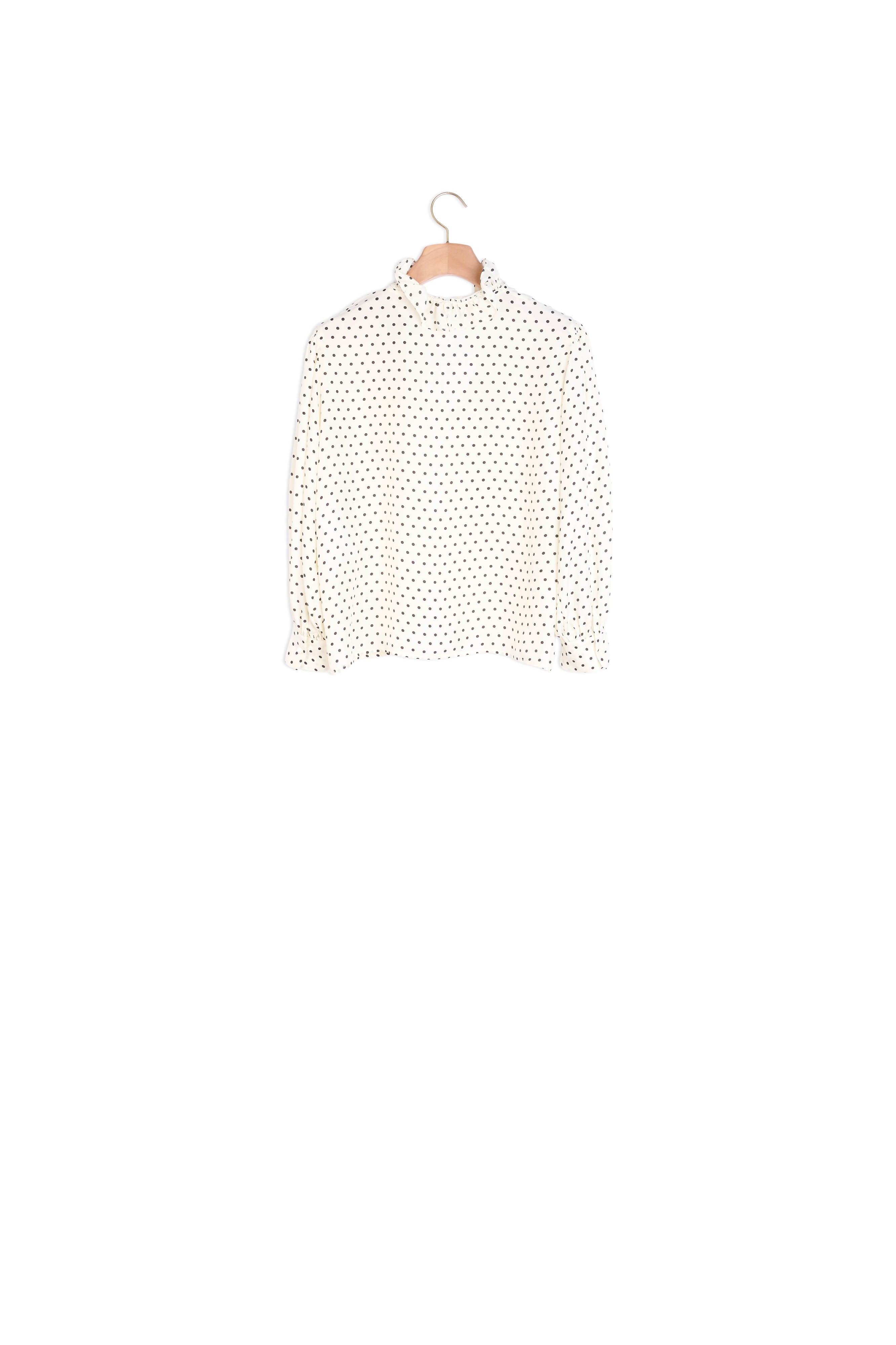 Chemise fluide à imprimé mini pois Sandro seconde main