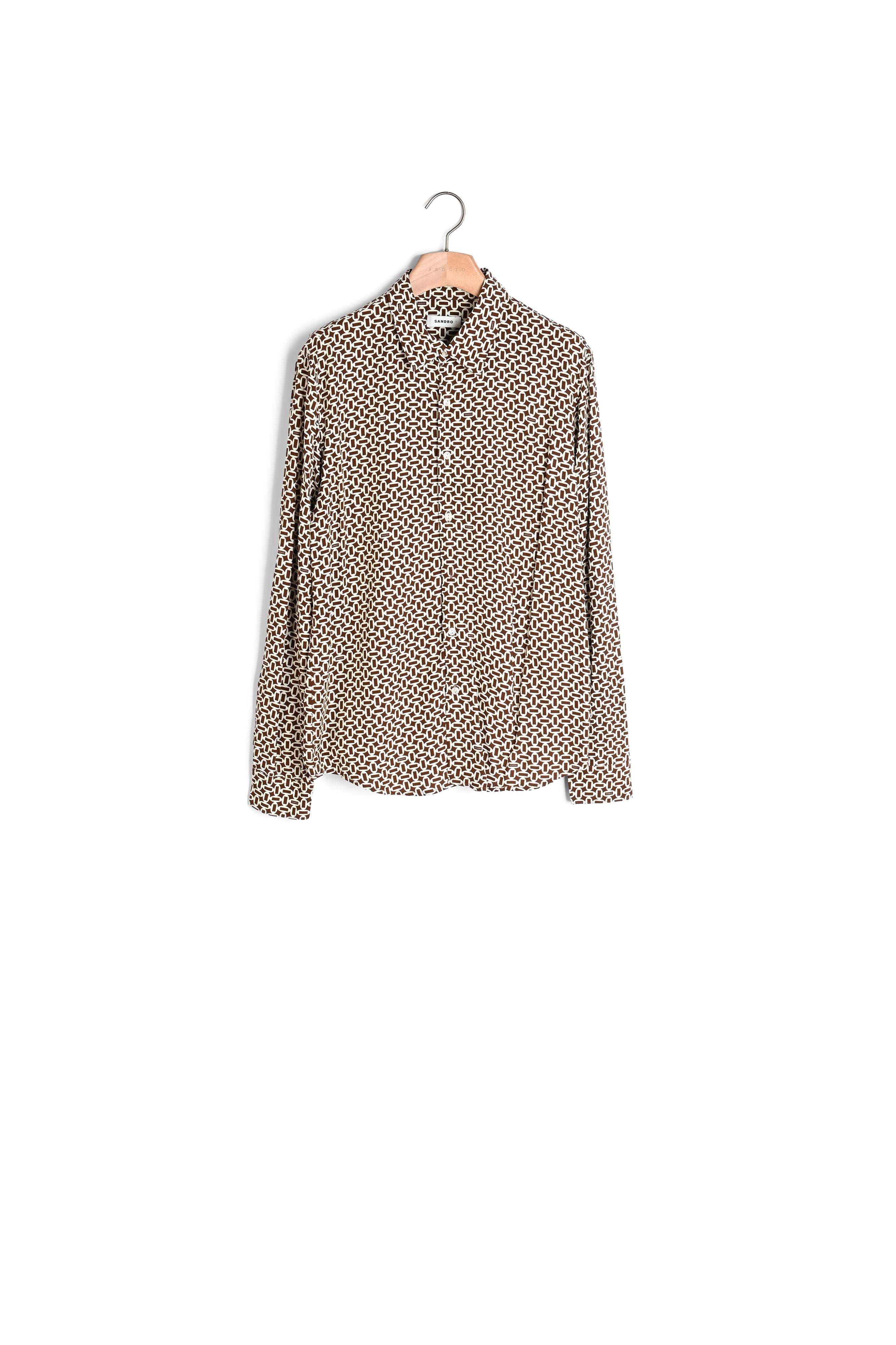 Chemise Marron Sandro seconde main