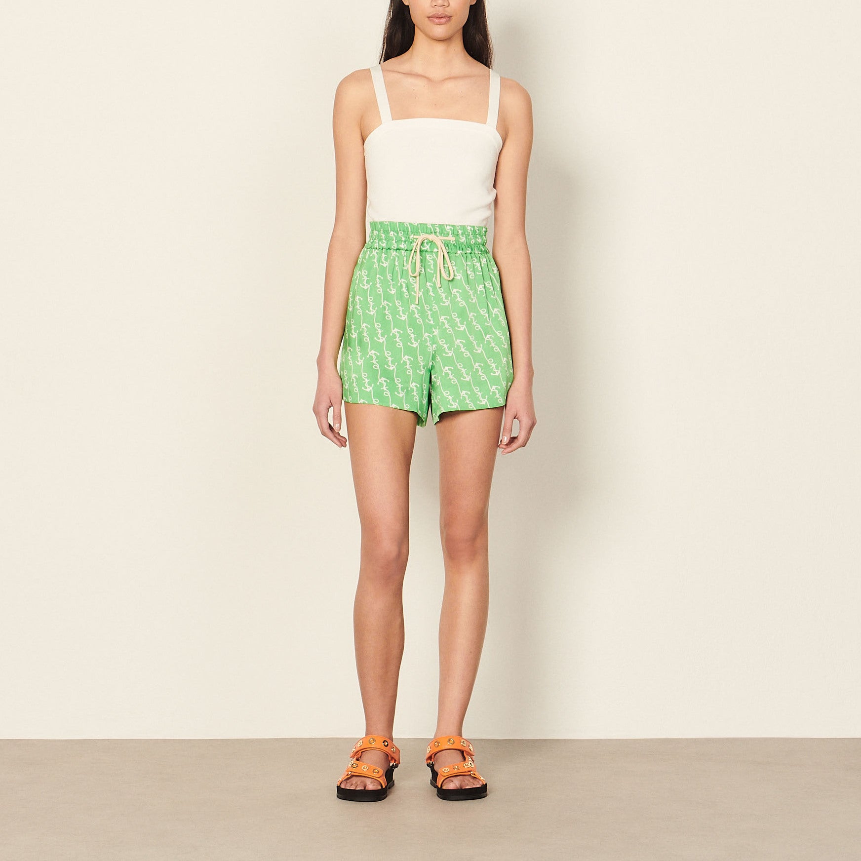 Short imprimé Sandro seconde main