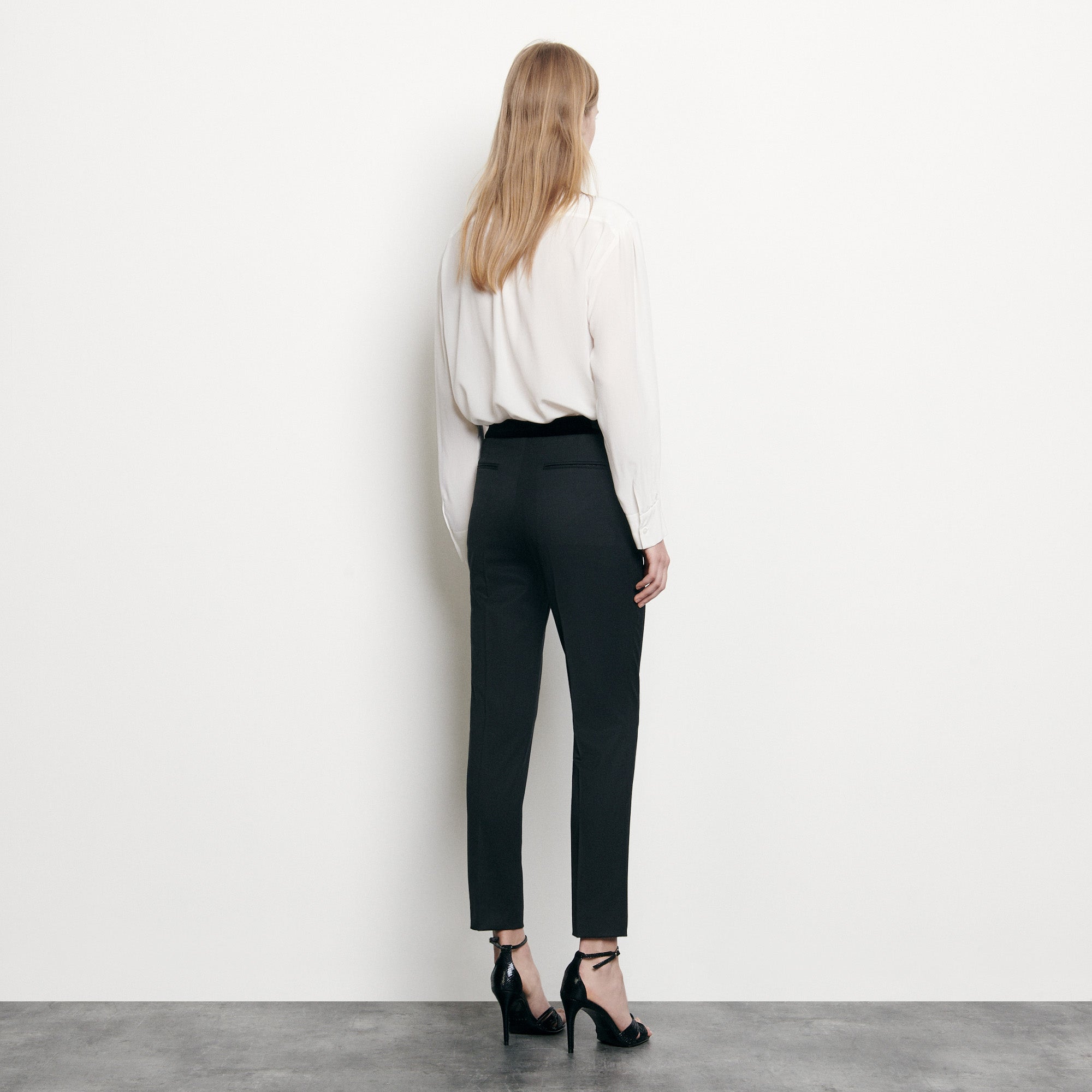 Pantalon de costume droit Sandro seconde main