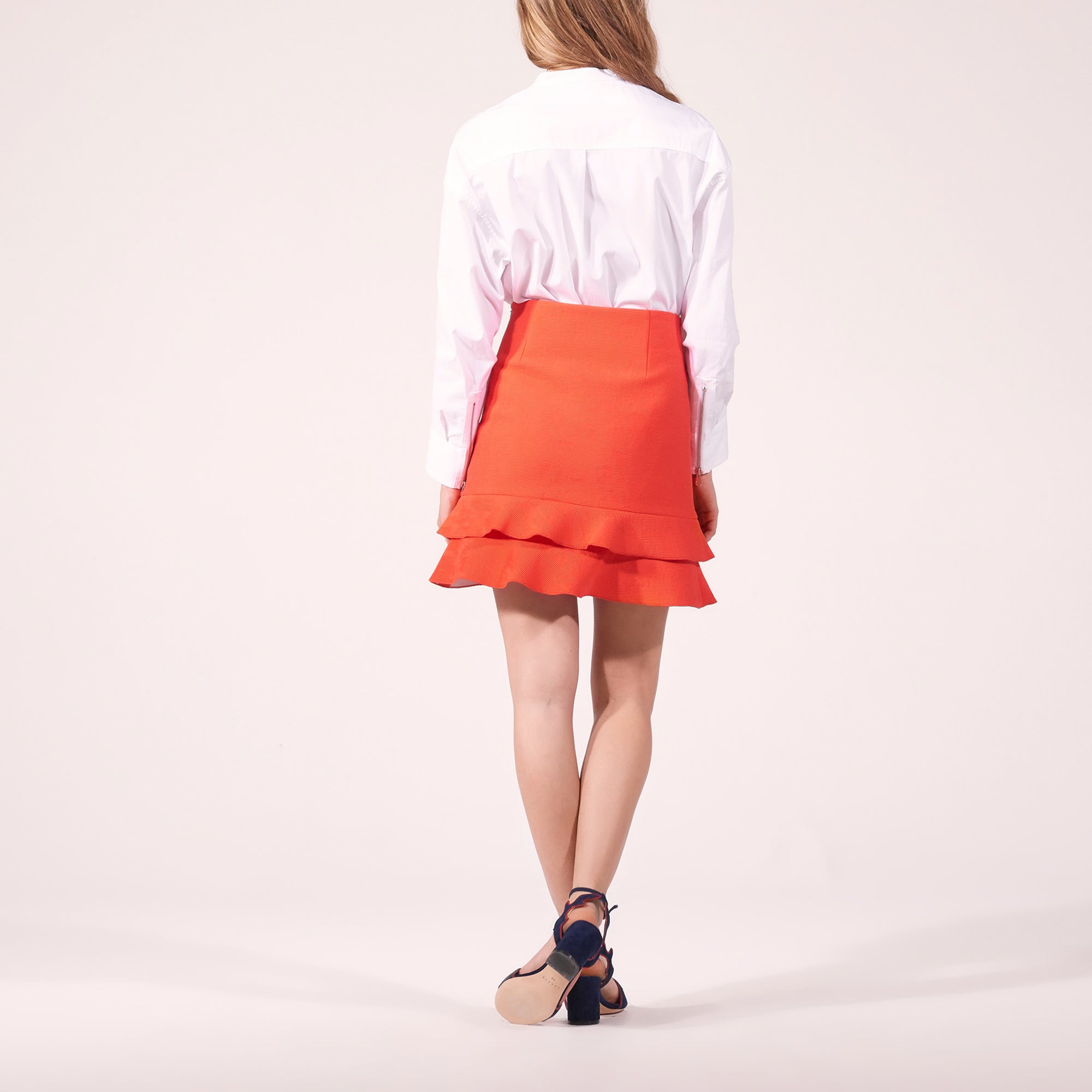 Jupe avec deux volants en bas Sandro seconde main