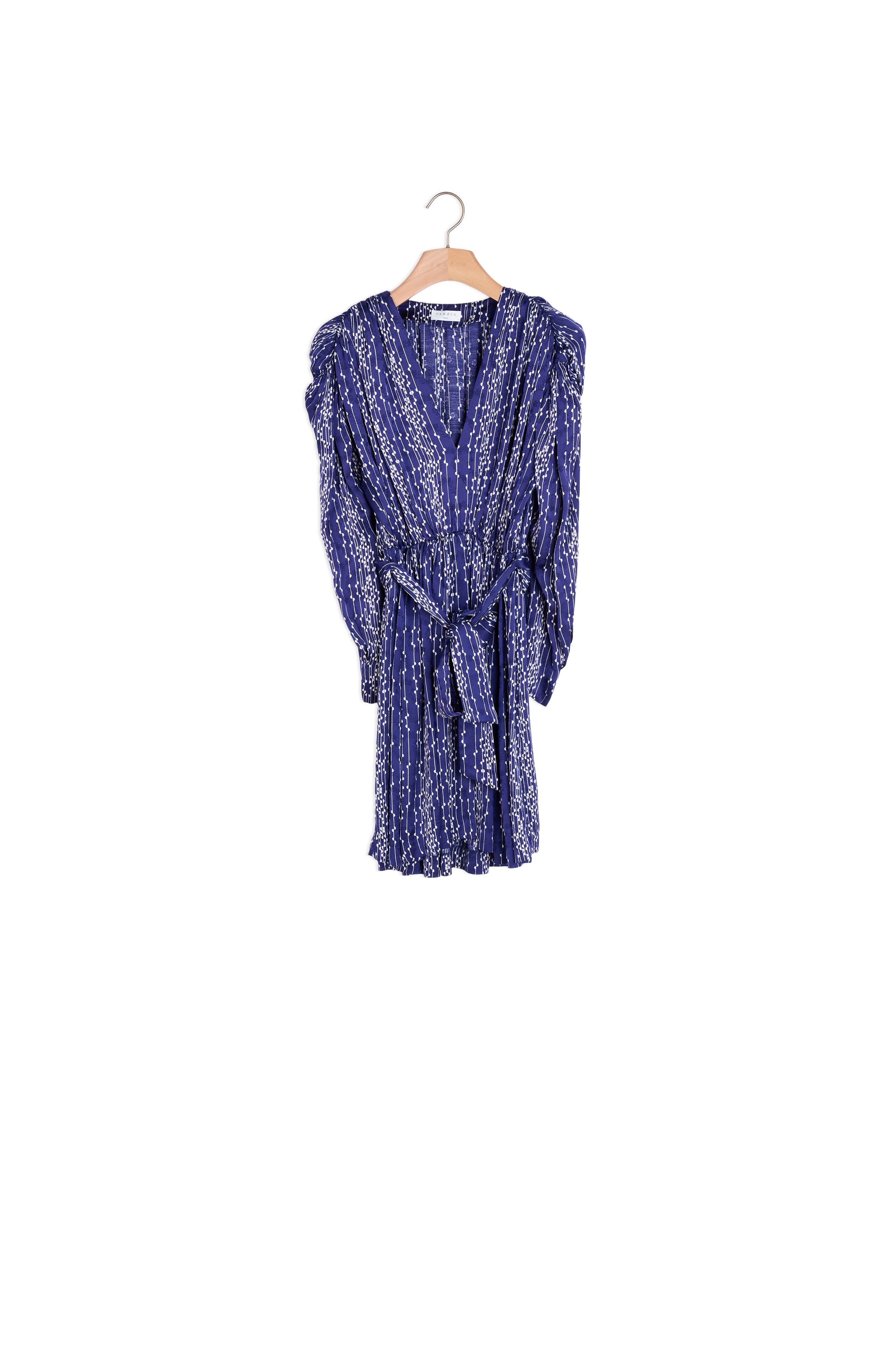 Robe courte imprimée Sandro seconde main