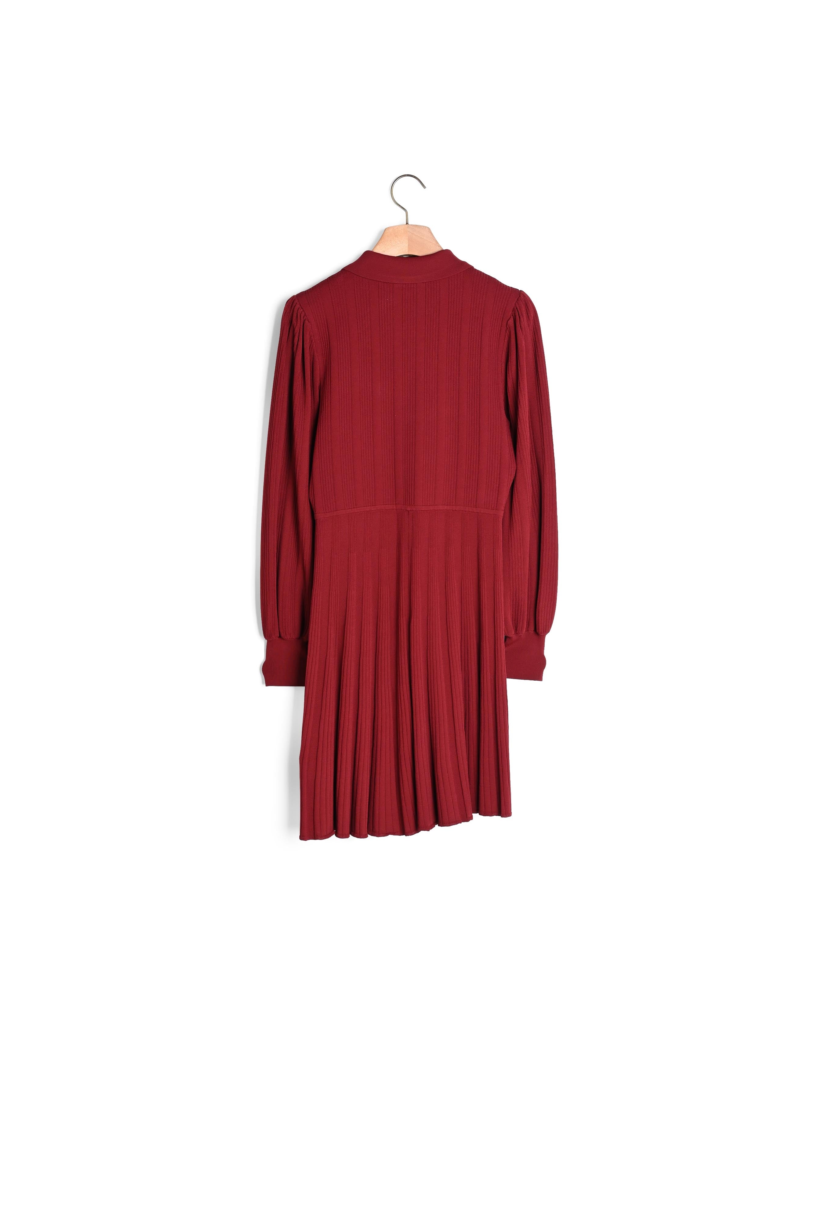 Robe en Maille plissée Sandro seconde main