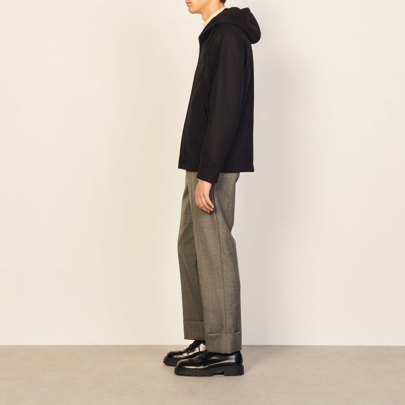 Manteau Noir Sandro seconde main