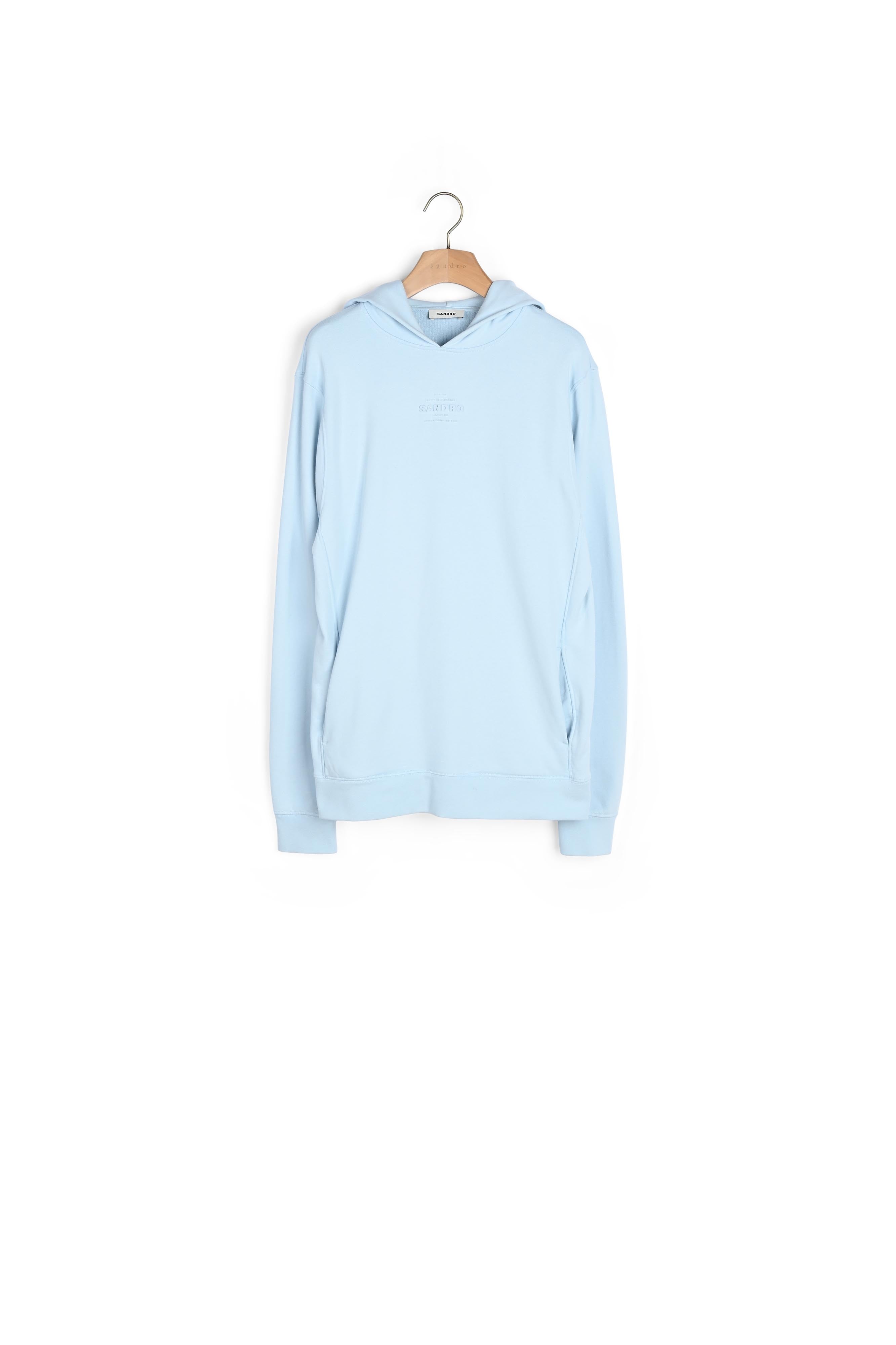 Sweatshirt Bleu Clair Sandro seconde main