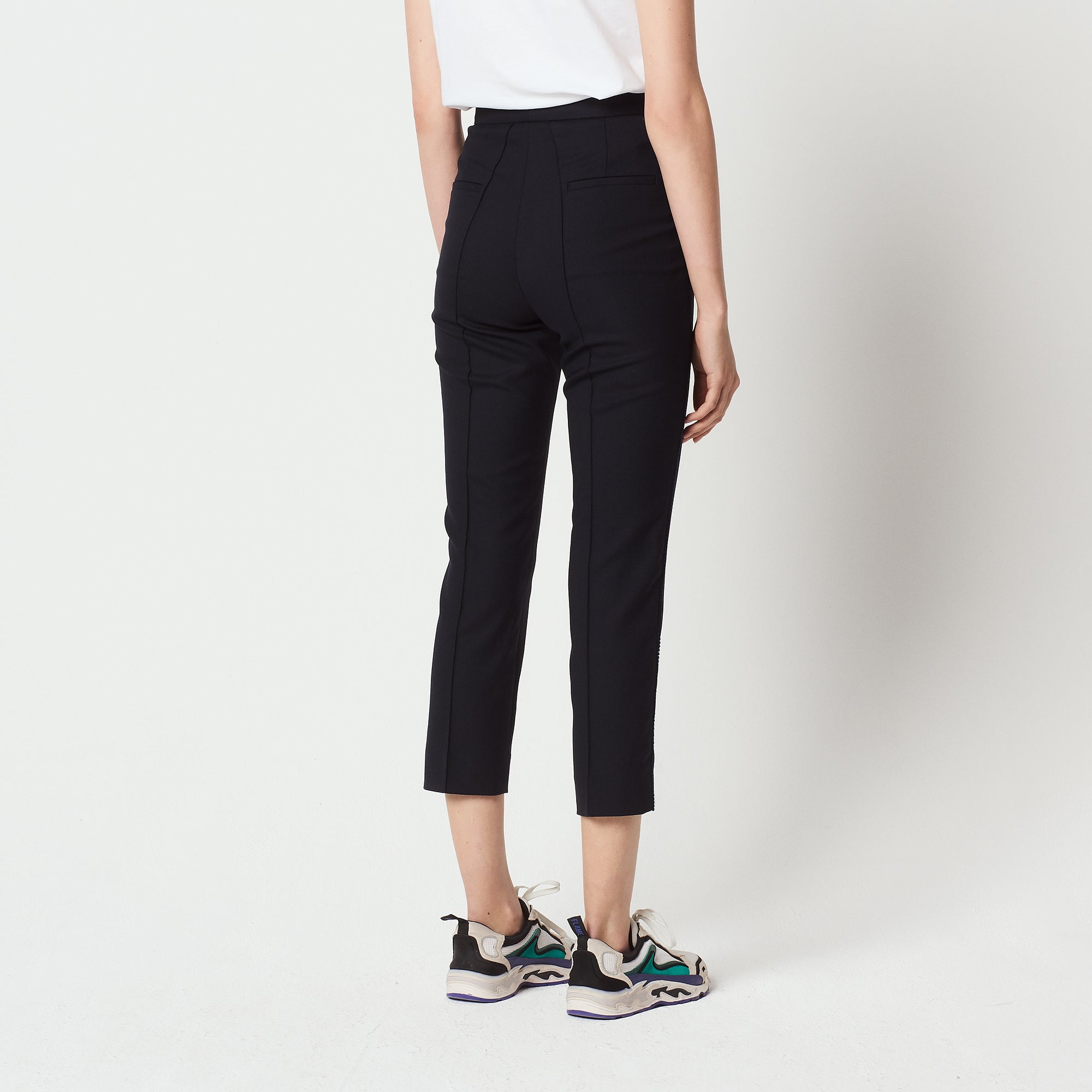 Pantalon droit 7/8ème avec galons Sandro seconde main