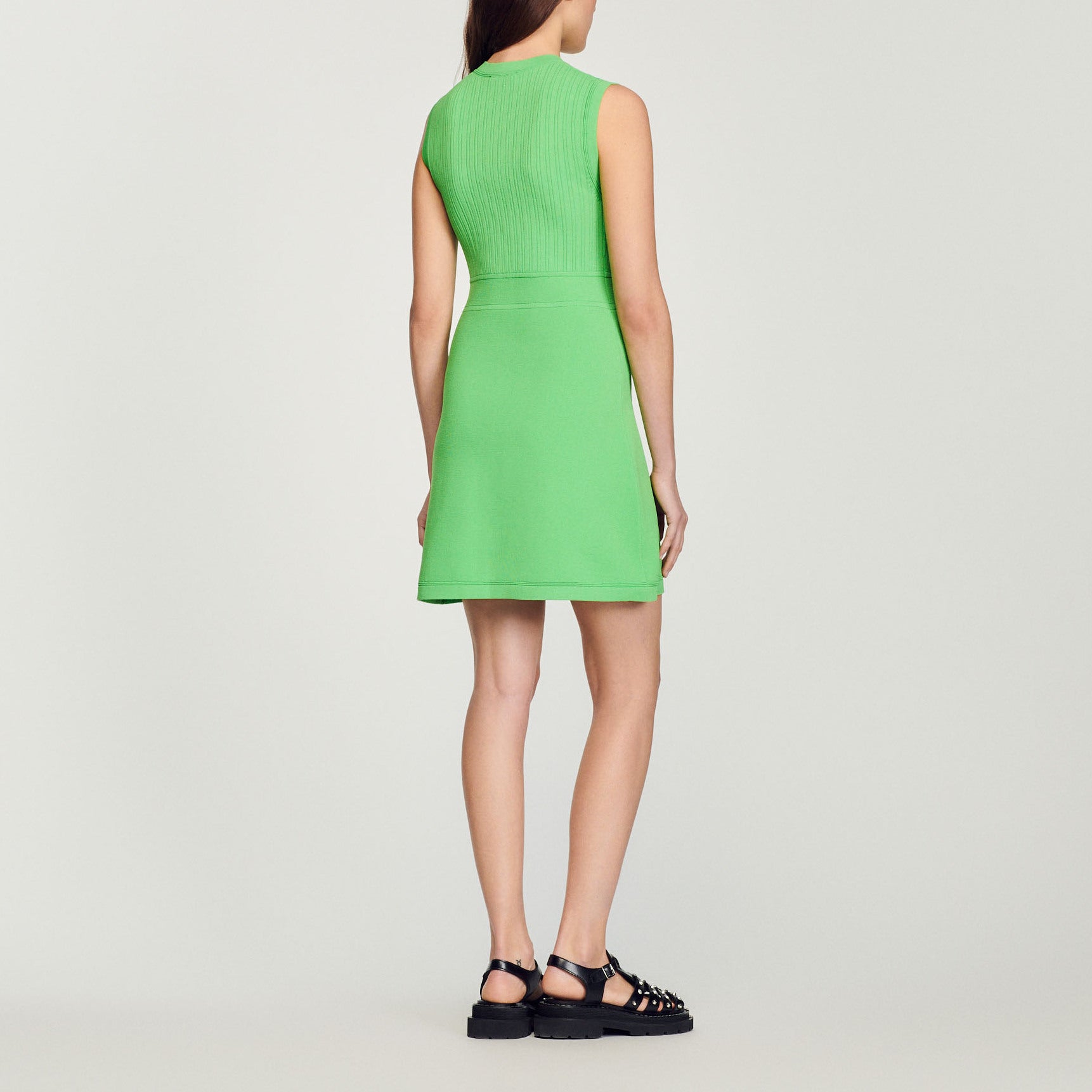 Robe courte à boutons Sandro seconde main