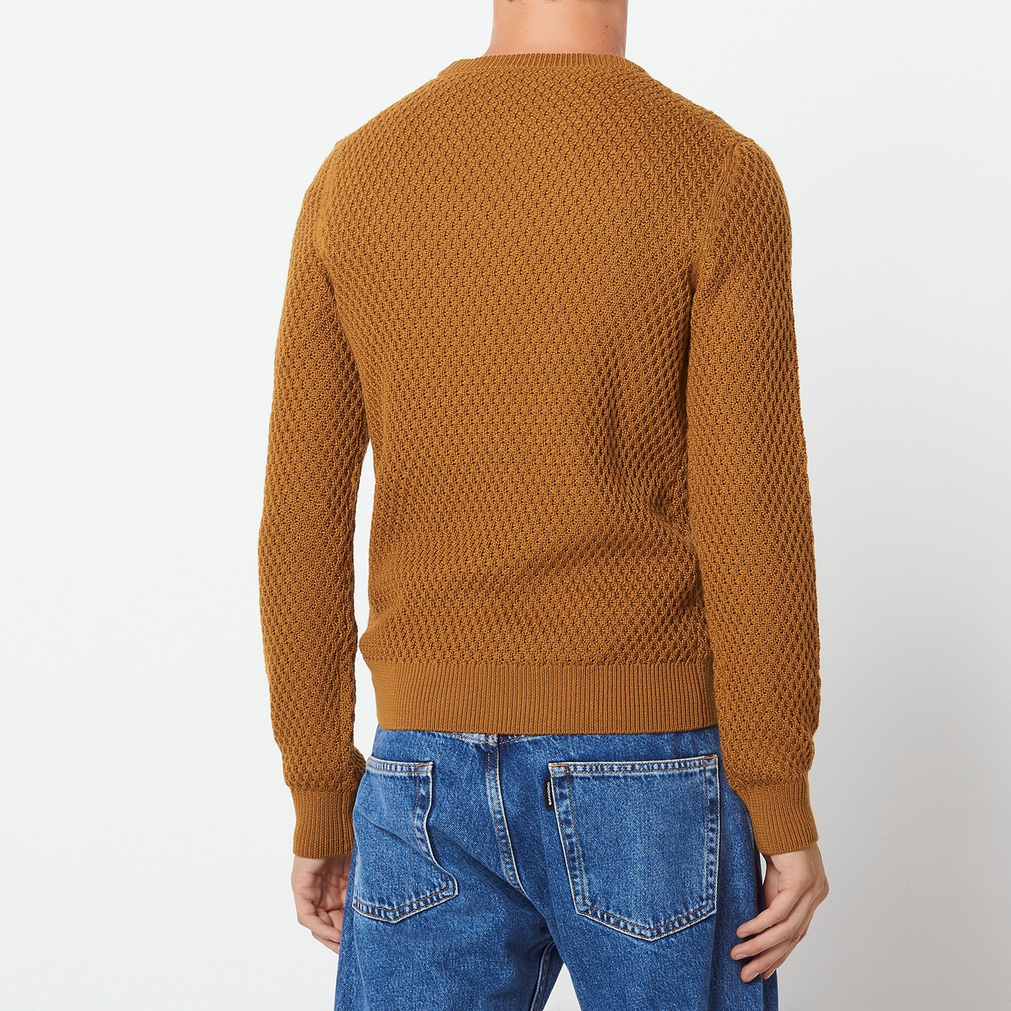 Pull col rond en Maille fantaisie Sandro seconde main