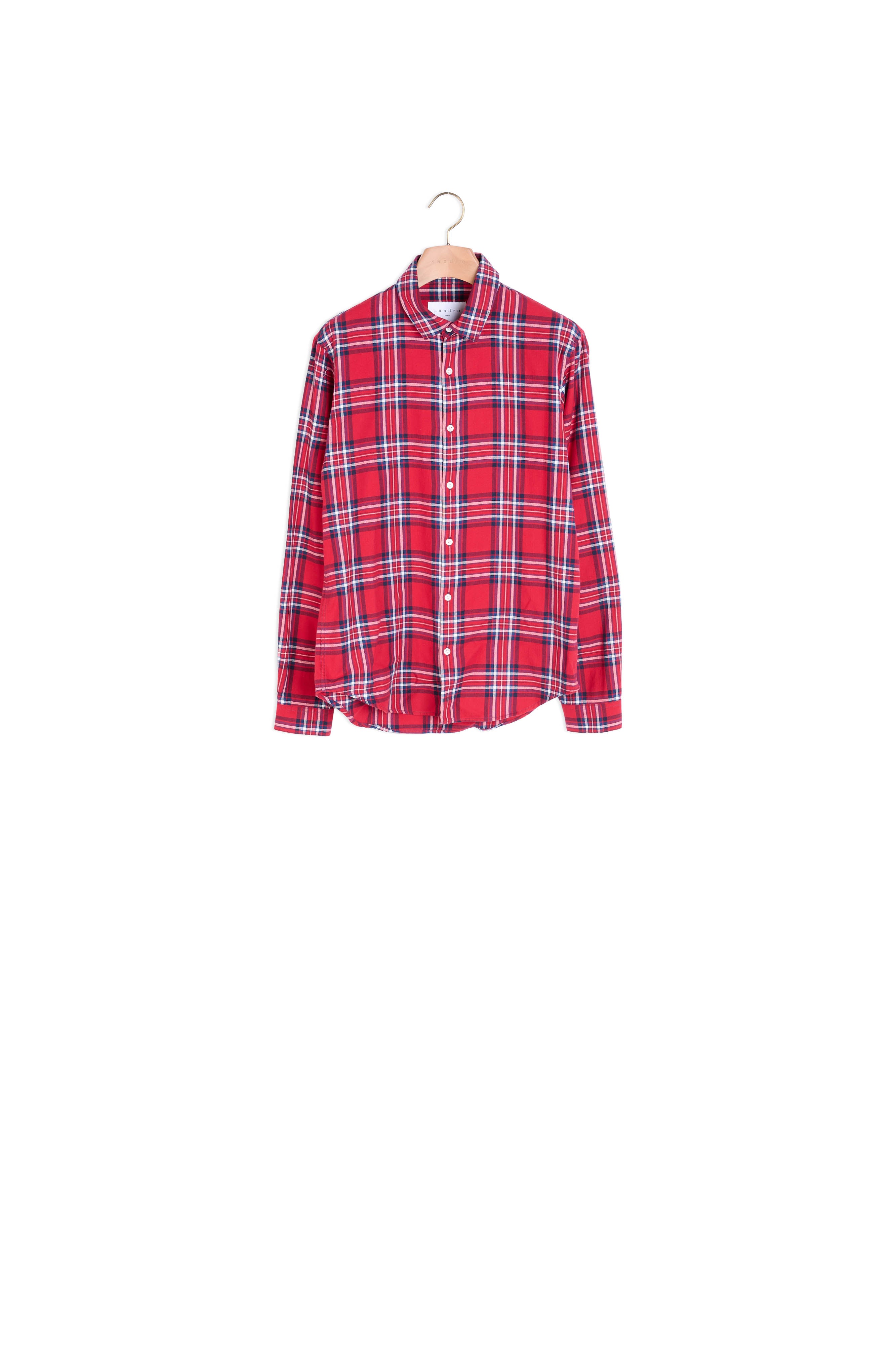 Chemise à carreaux Sandro seconde main