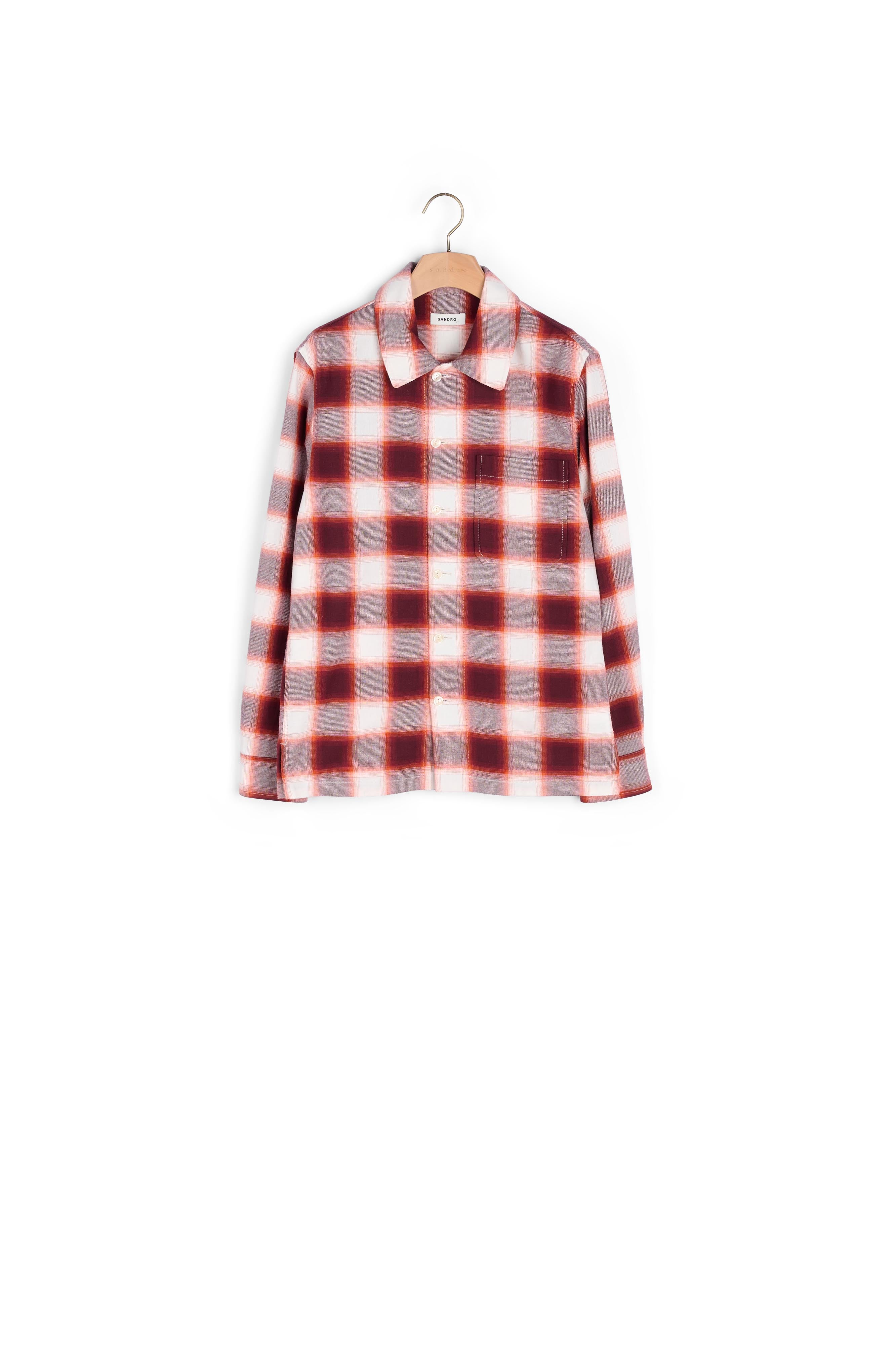 Chemise à carreaux Sandro seconde main