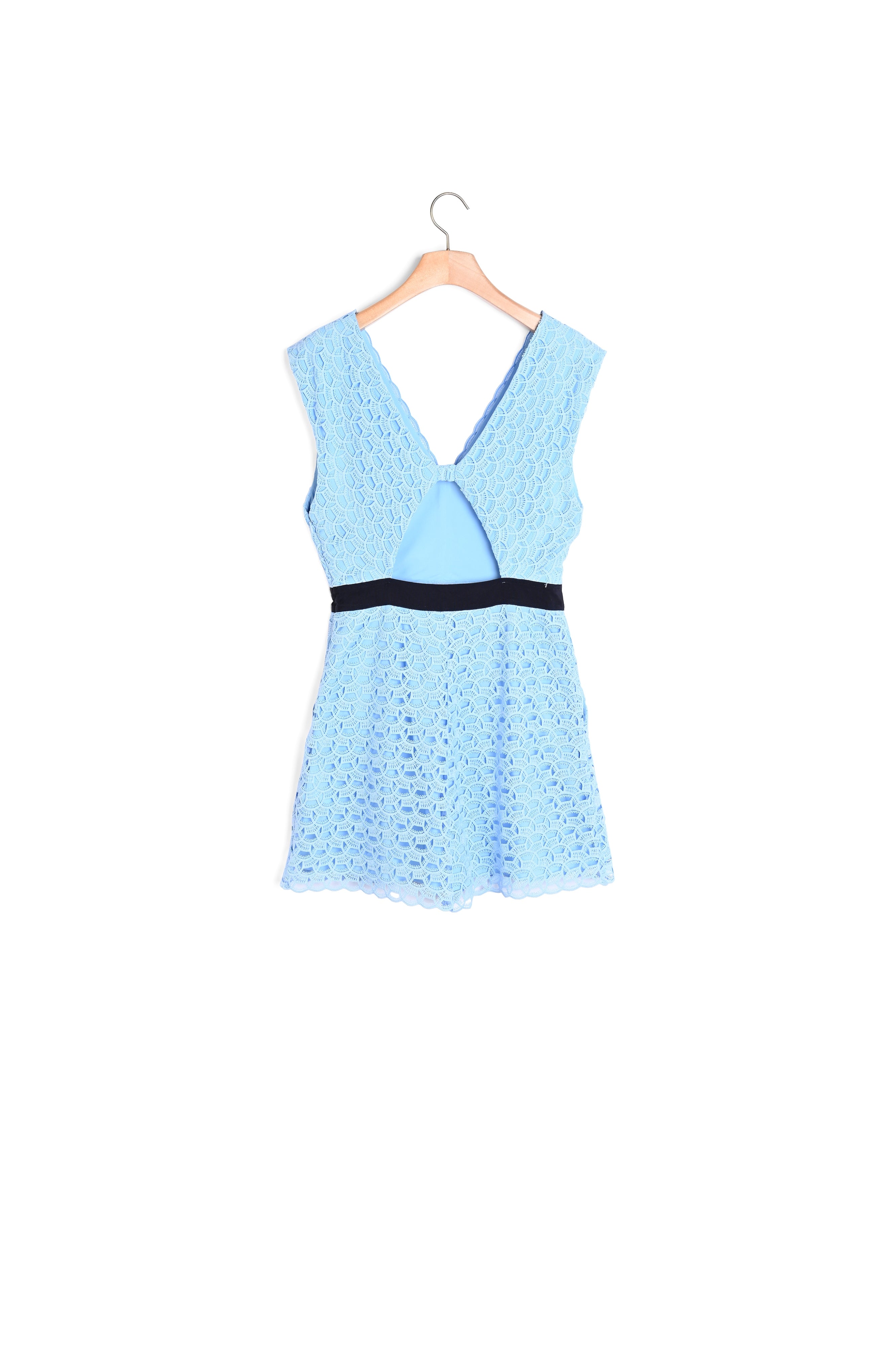 Combishort en dentelle all over Sandro seconde main