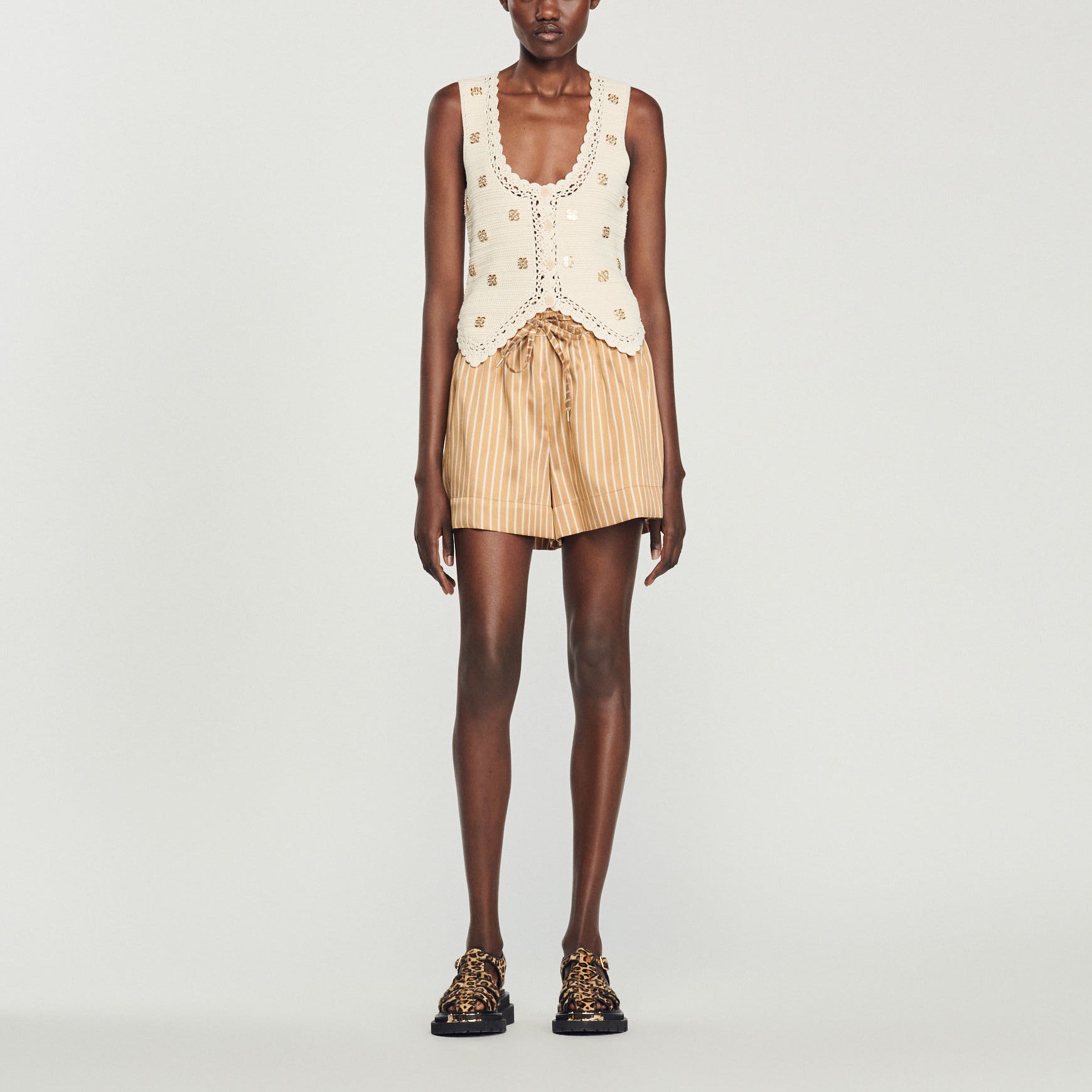 Top en crochet Sandro seconde main