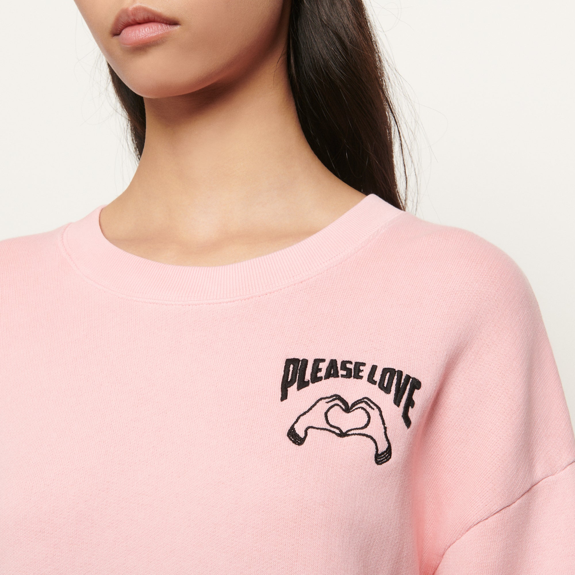 Sweatshirt dégradé avec broderie Sandro seconde main