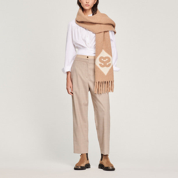 Pantalon à rayures Sandro seconde main