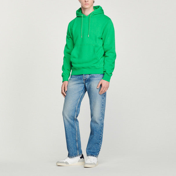 Sweat hoodie brodé Homme Sandro seconde main