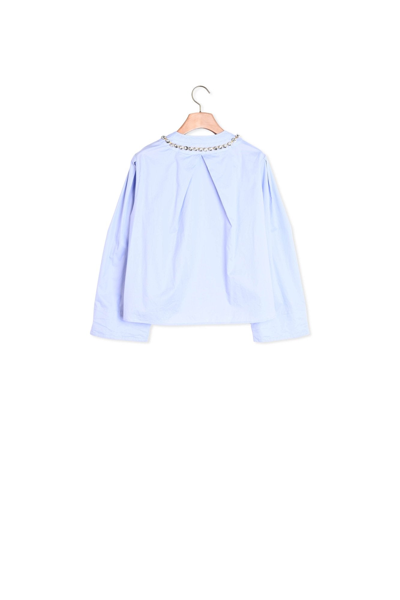 Chemise courte à col bijou Sandro seconde main