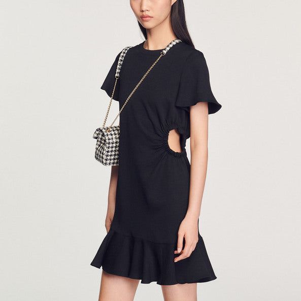 Robe courte en crêpe Sandro seconde main