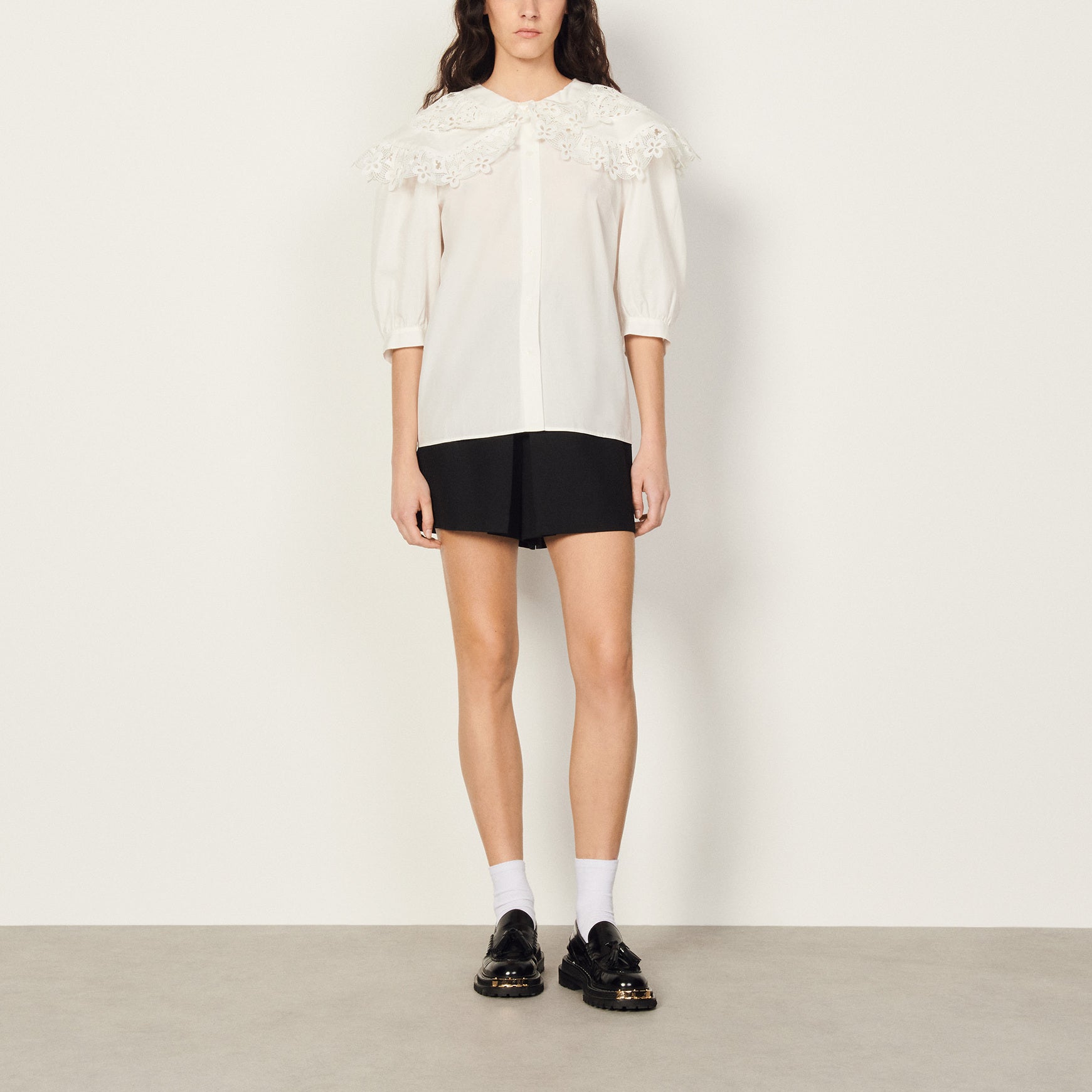 Chemise en coton Sandro seconde main