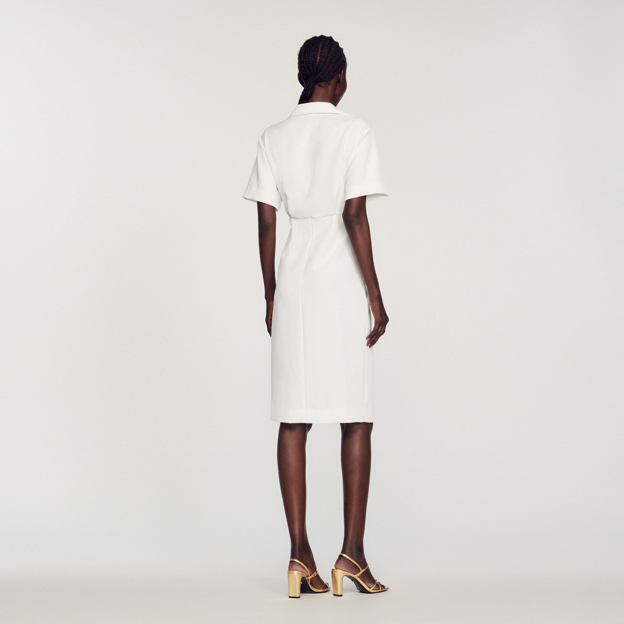 Robe midi boutonnée Sandro seconde main