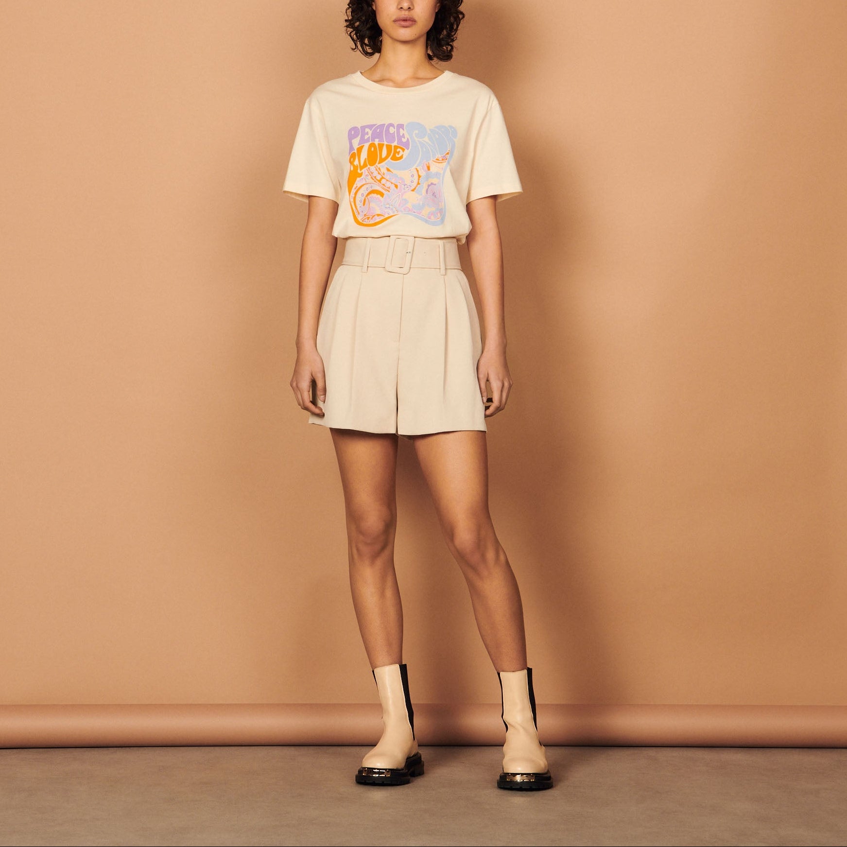 Short fluide taille haute Sandro seconde main