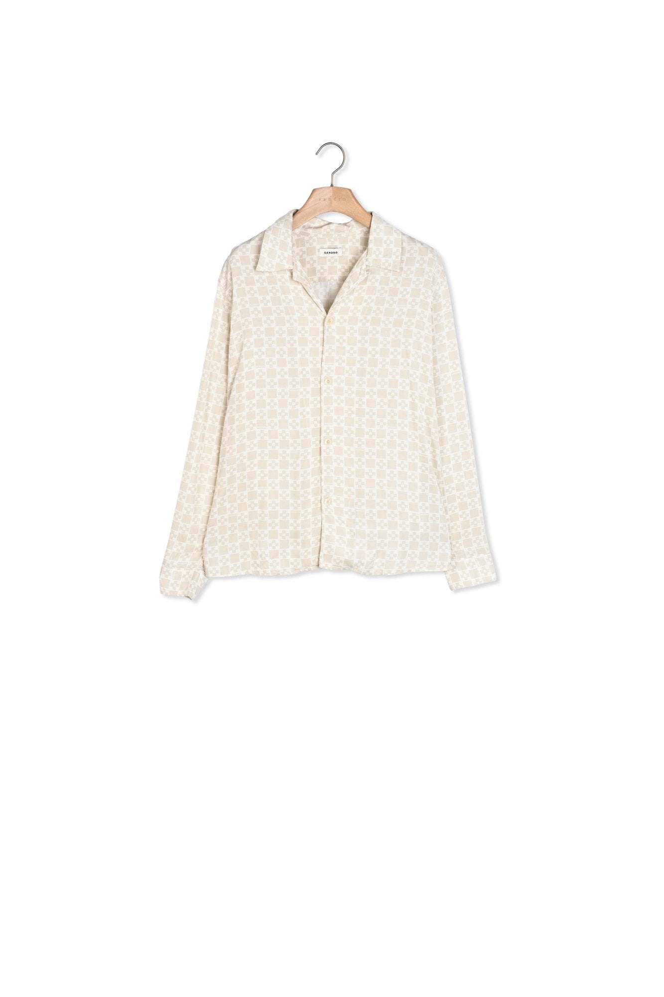 Chemise fluide à col requin Sandro seconde main