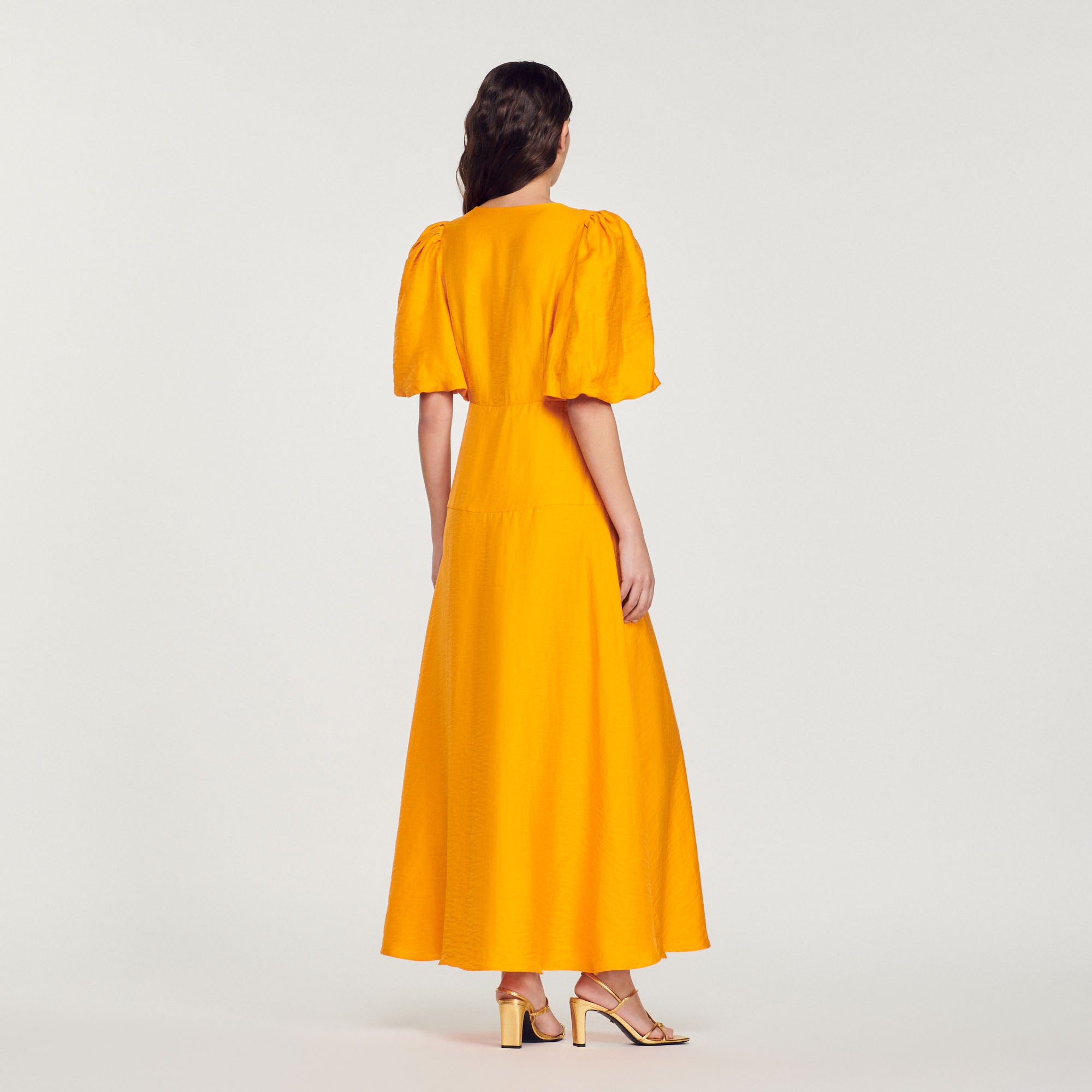 Robe longue manches courtes Sandro seconde main