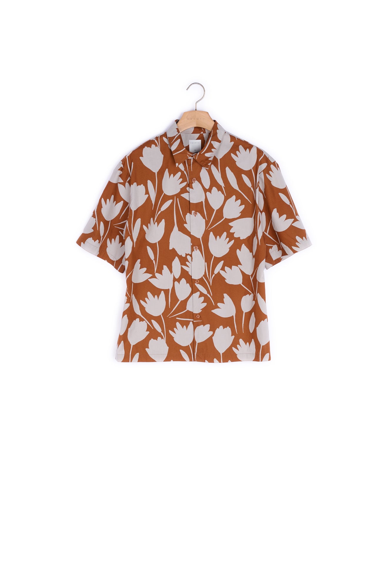 Chemise  imprimée à manches courtes Sandro seconde main