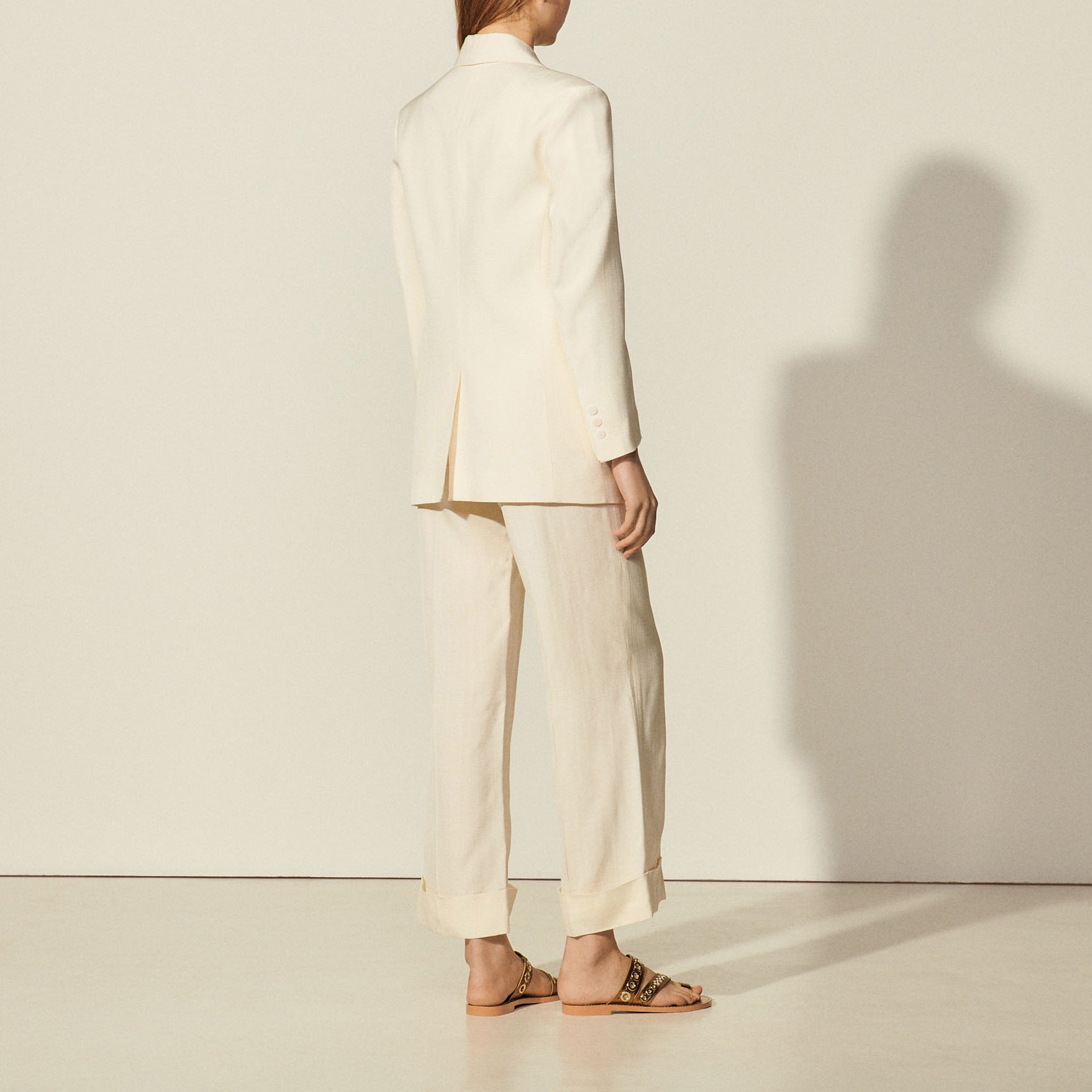 Veste de tailleur fluide Sandro seconde main