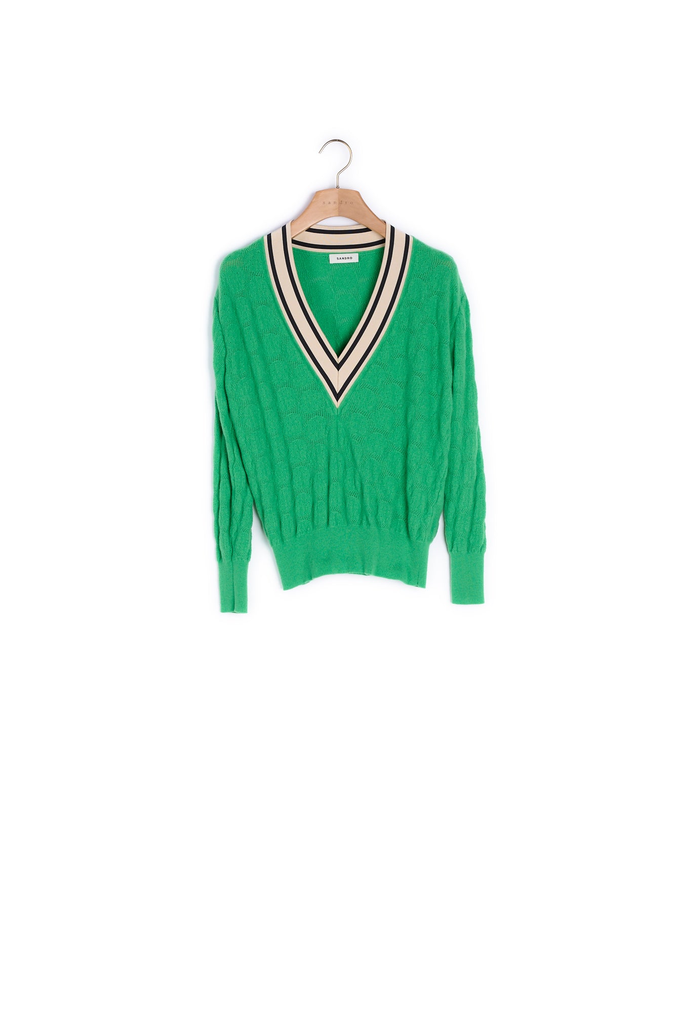 Pull en Maille pointelle Sandro seconde main