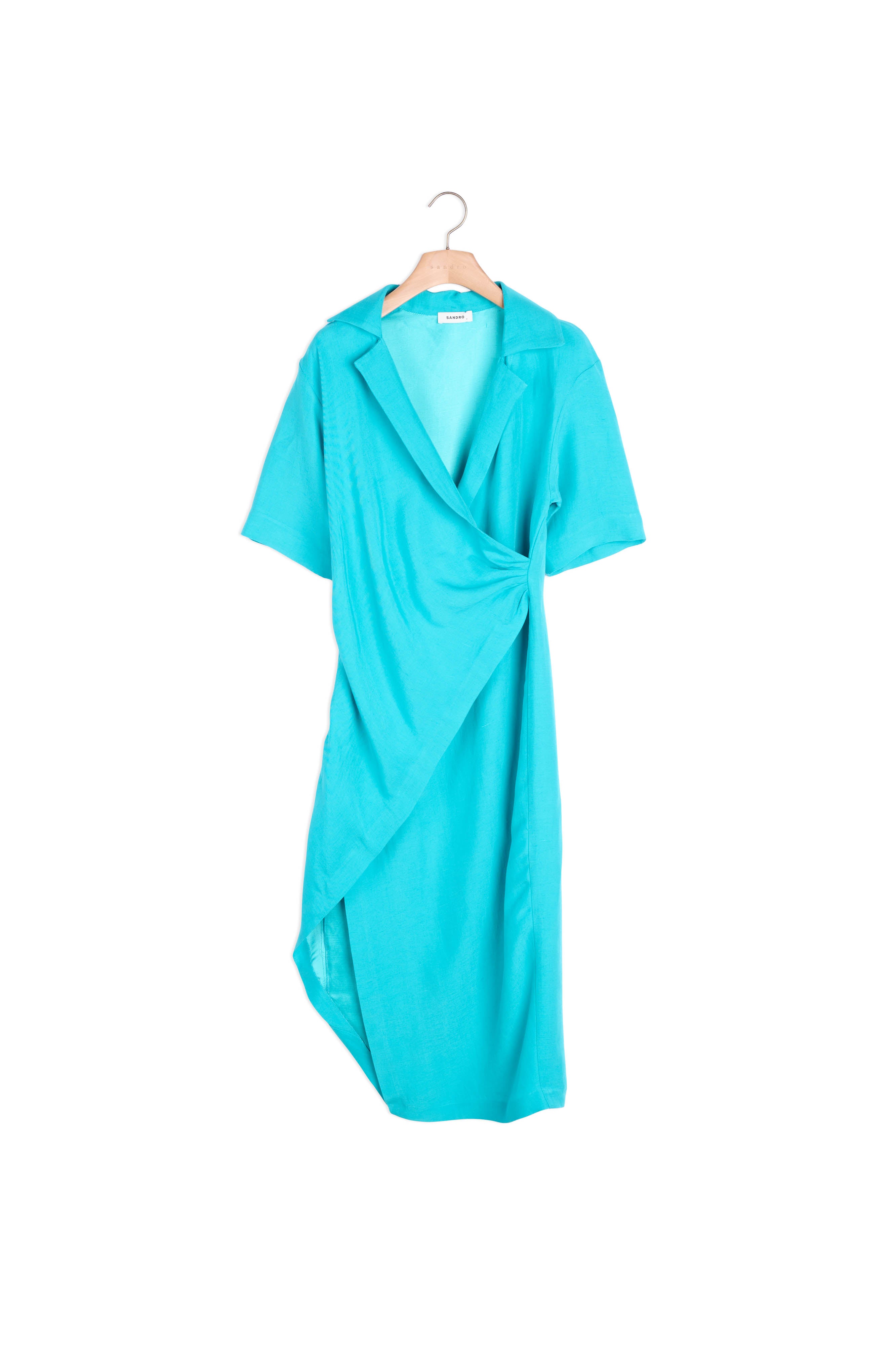 Robe drapée asymétrique Sandro seconde main
