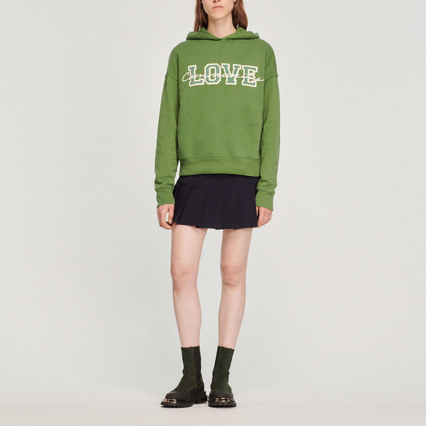Sweat à capuche Love Community Sandro seconde main