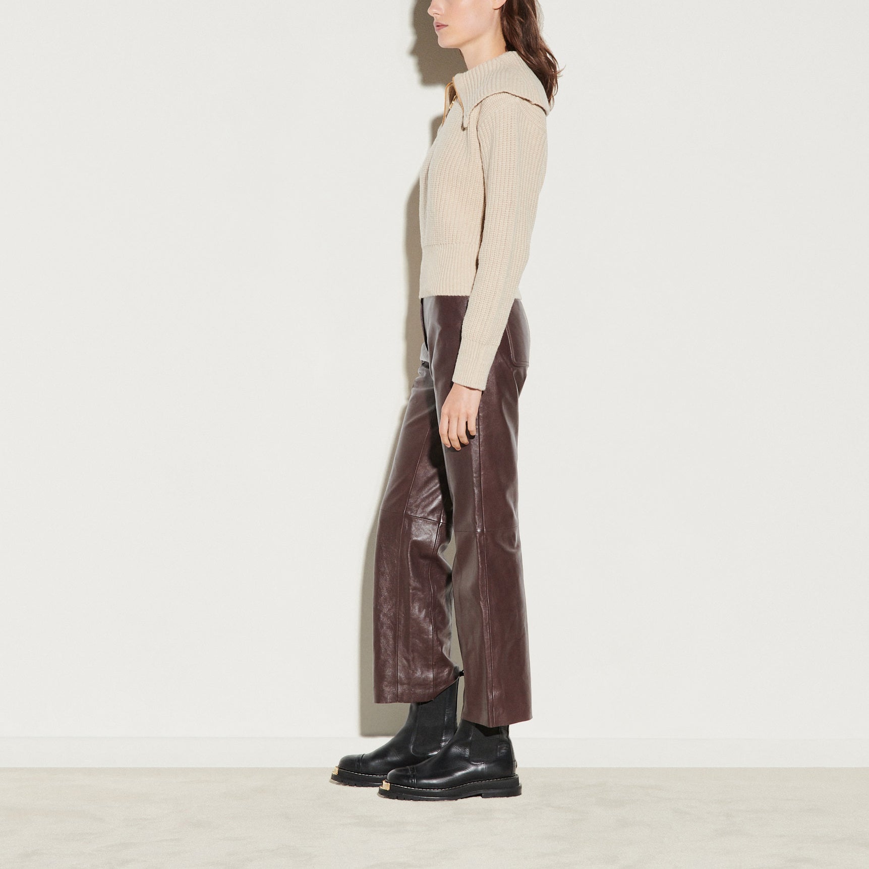 Pull camionneur à col oversize Sandro seconde main