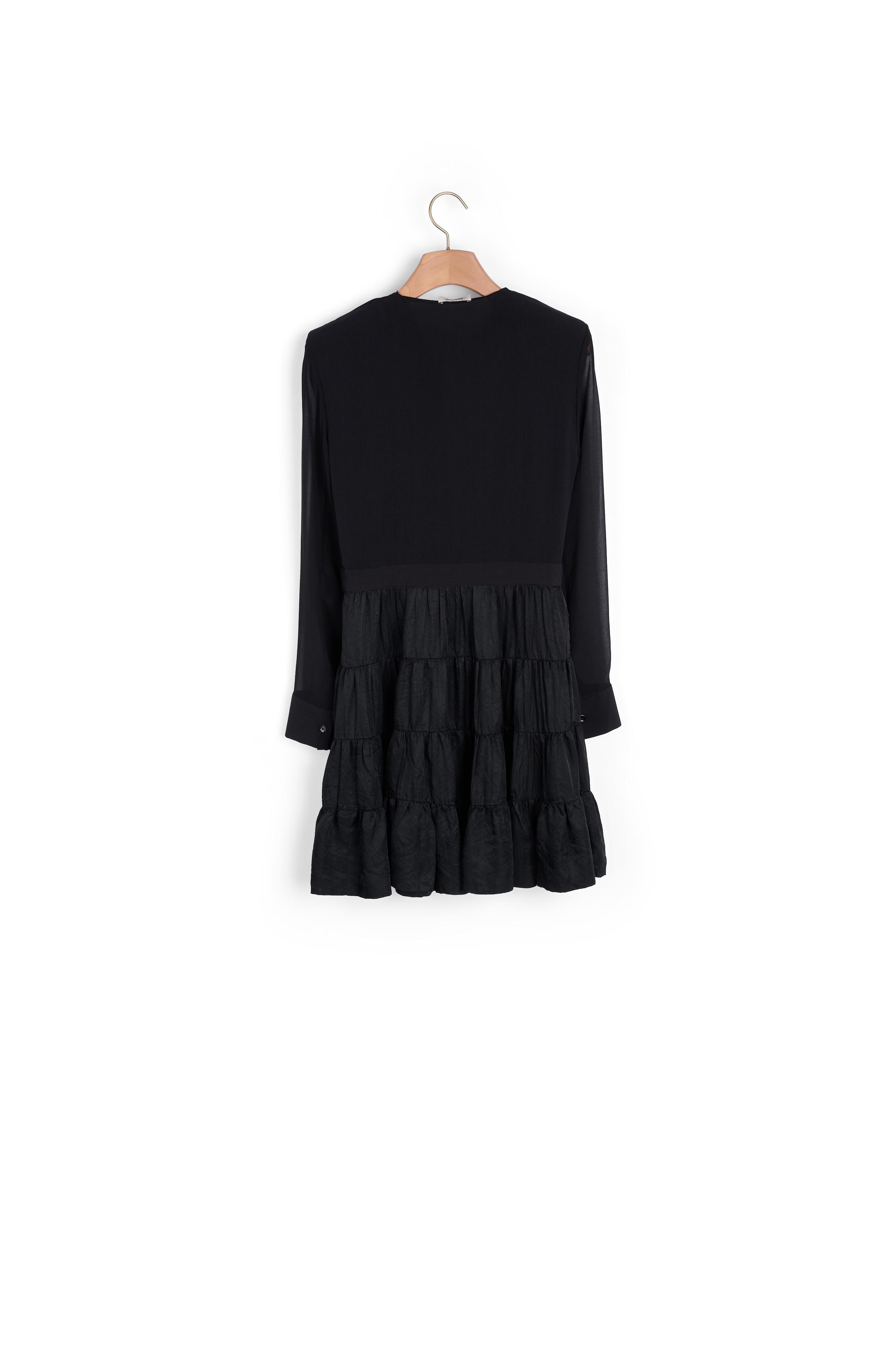 Robe courte fluide bimatières Sandro seconde main